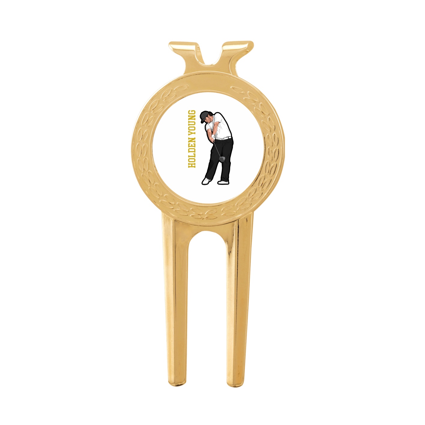 Divot Tool with Ball Marker — Name Vertical in Classic