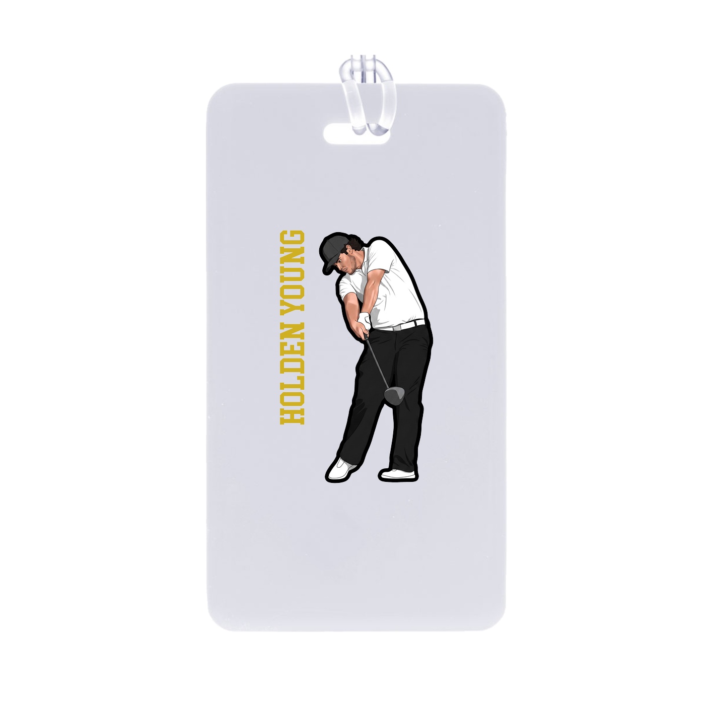 Bag Tag — Name Vertical in Classic