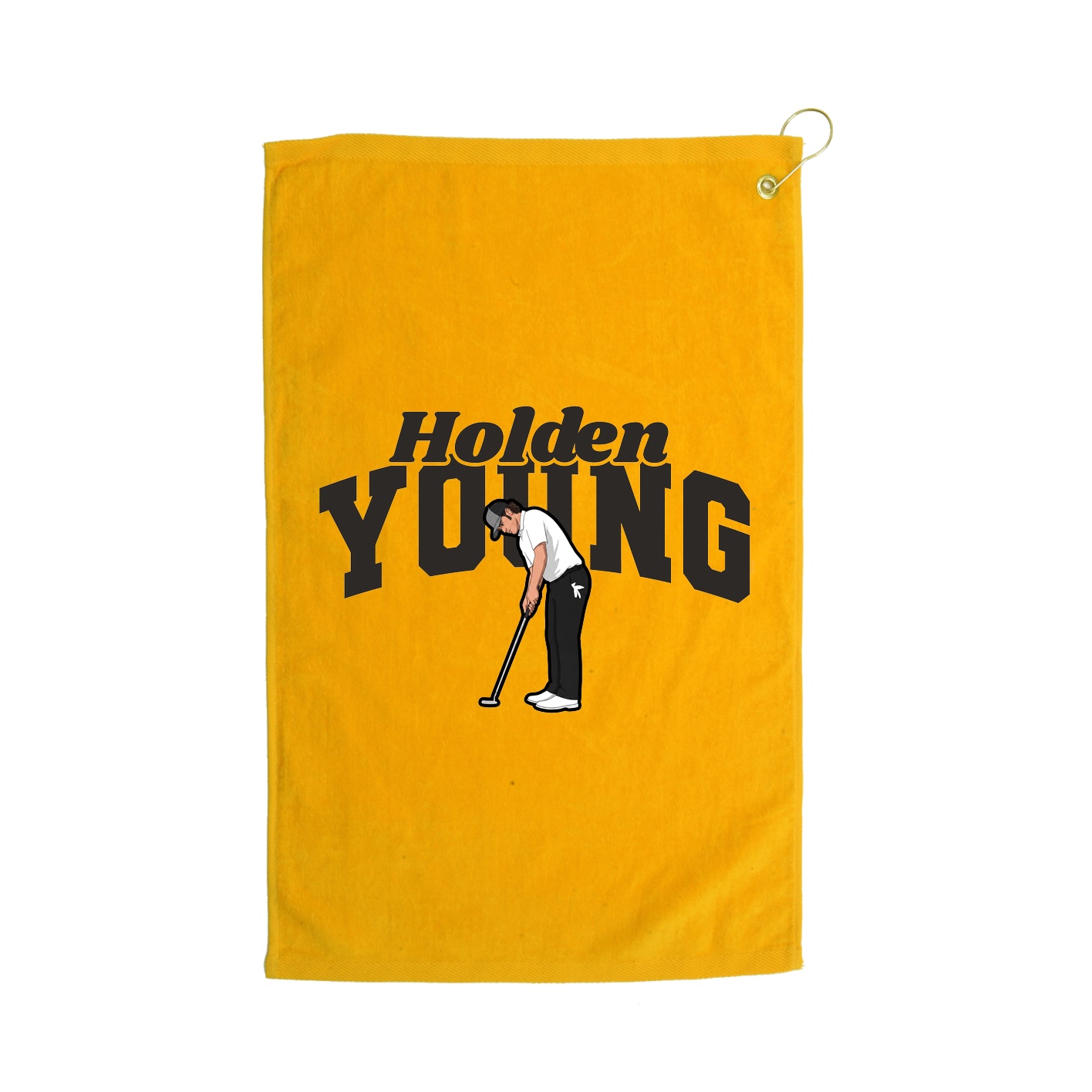 Golf Towel — Signature Arch in Gold