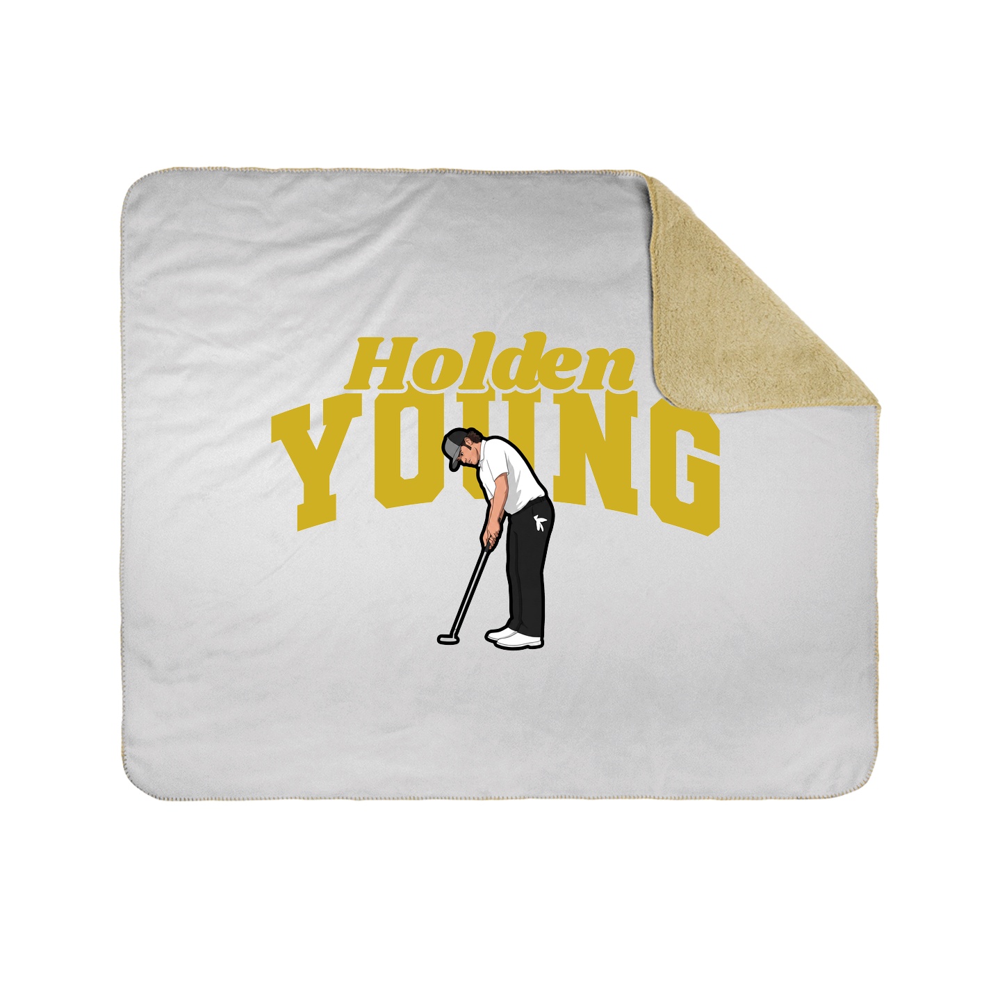 Throw Blanket — Signature Arch in White