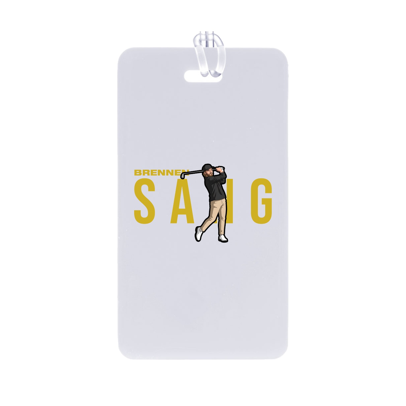 Bag Tag — Player Name in Classic