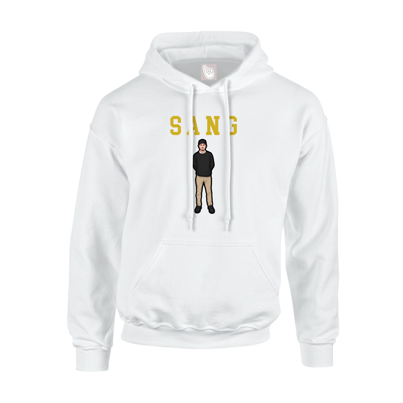 Youth Hoodie — Shirsey in White