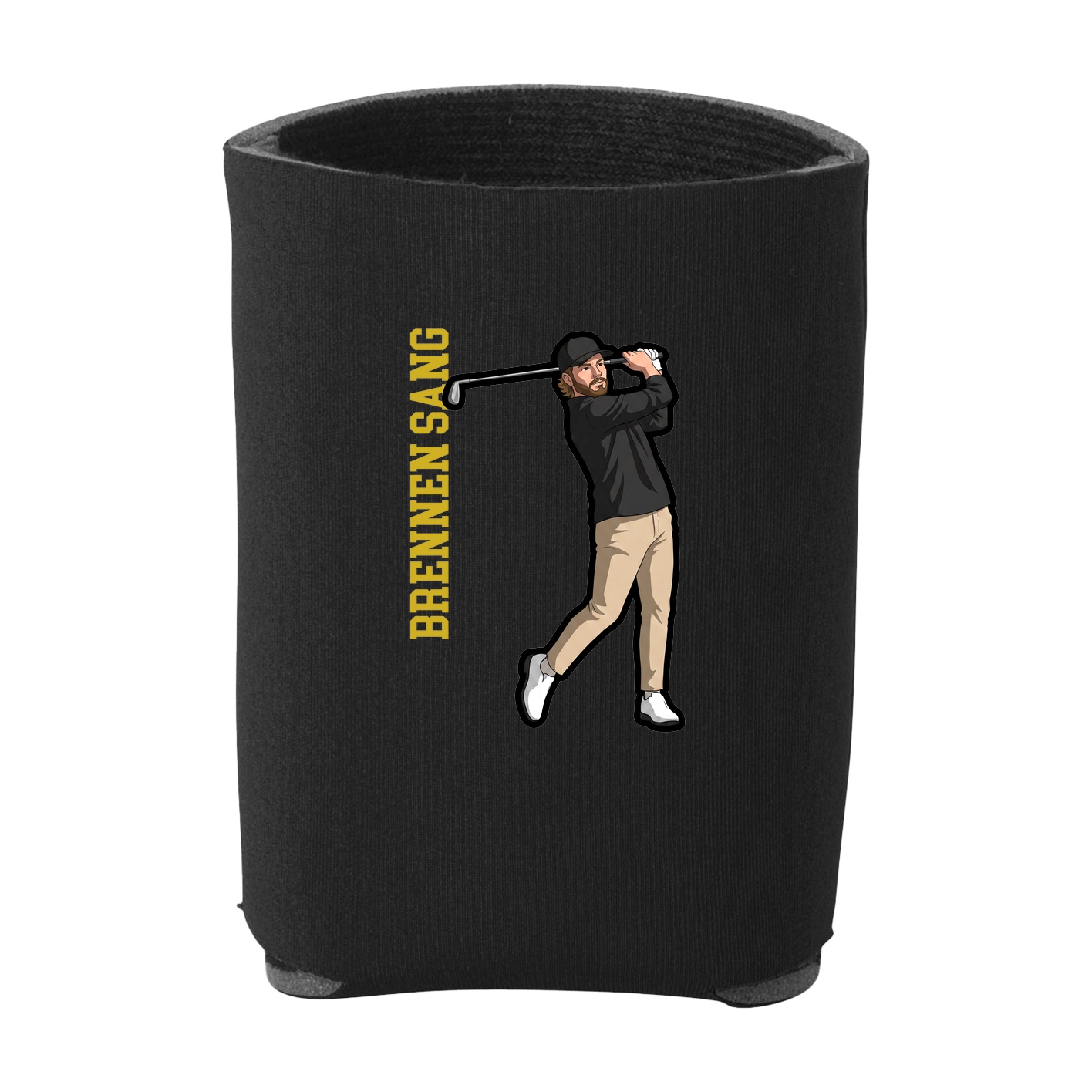 Can Holder — Name Vertical in Black