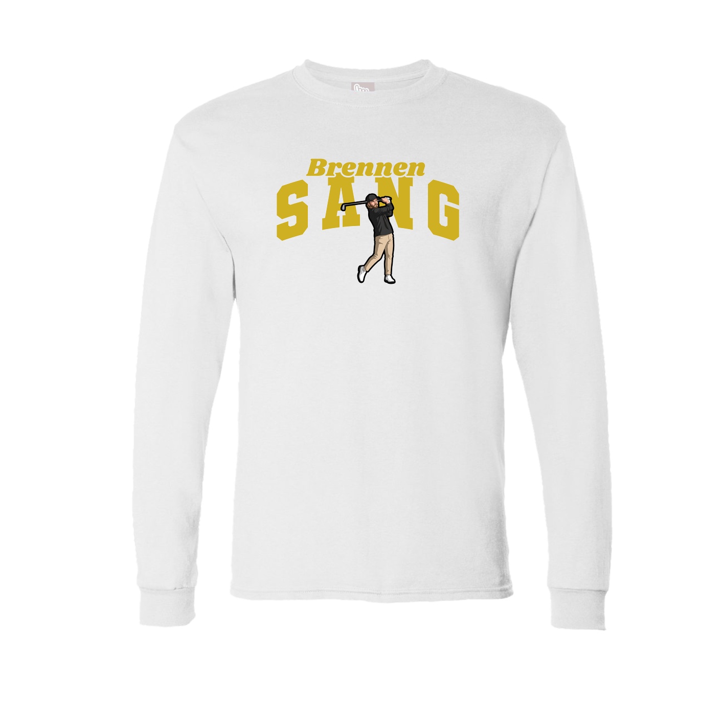 Long Sleeve Tee — Signature Arch in White