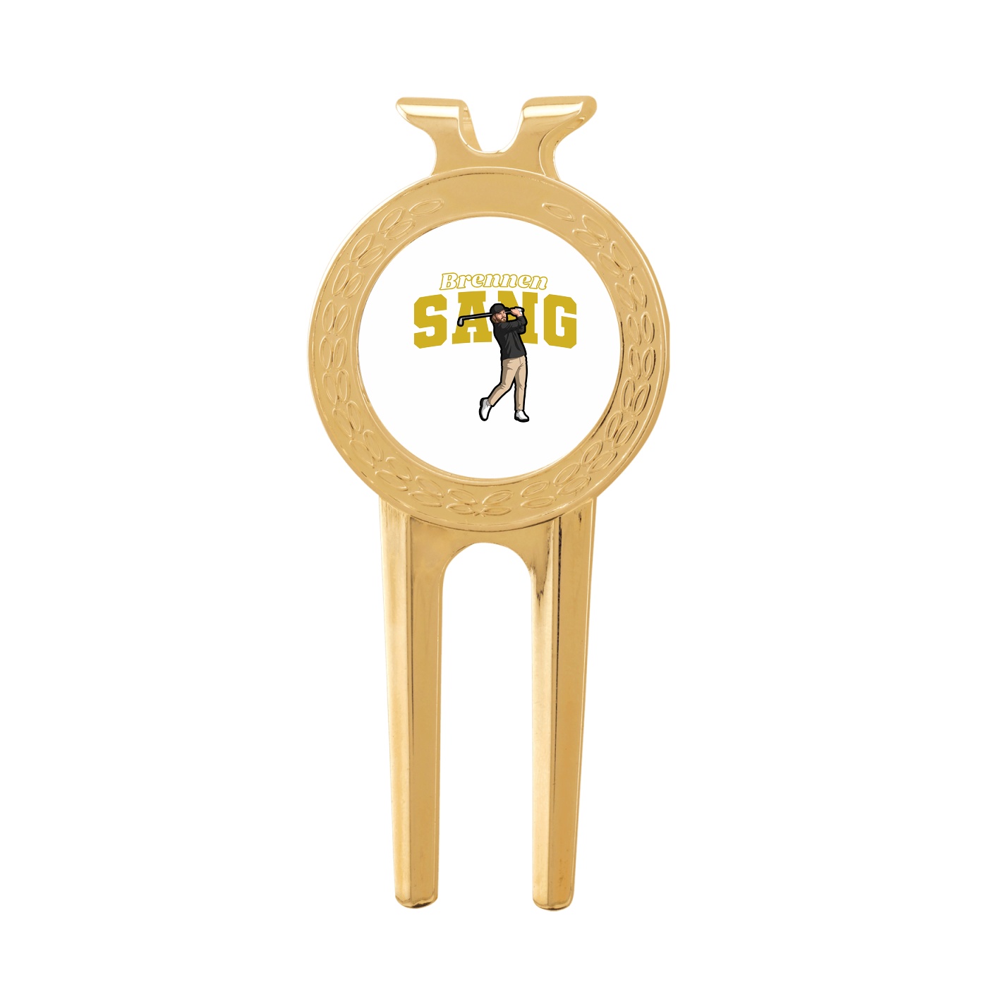 Divot Tool with Ball Marker — Name Arch in Classic