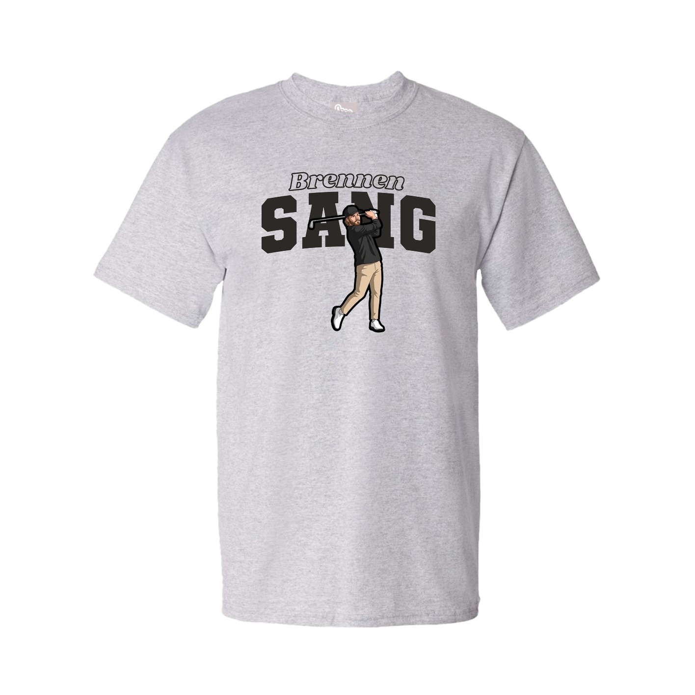 Youth Tee — Name Arch in Grey