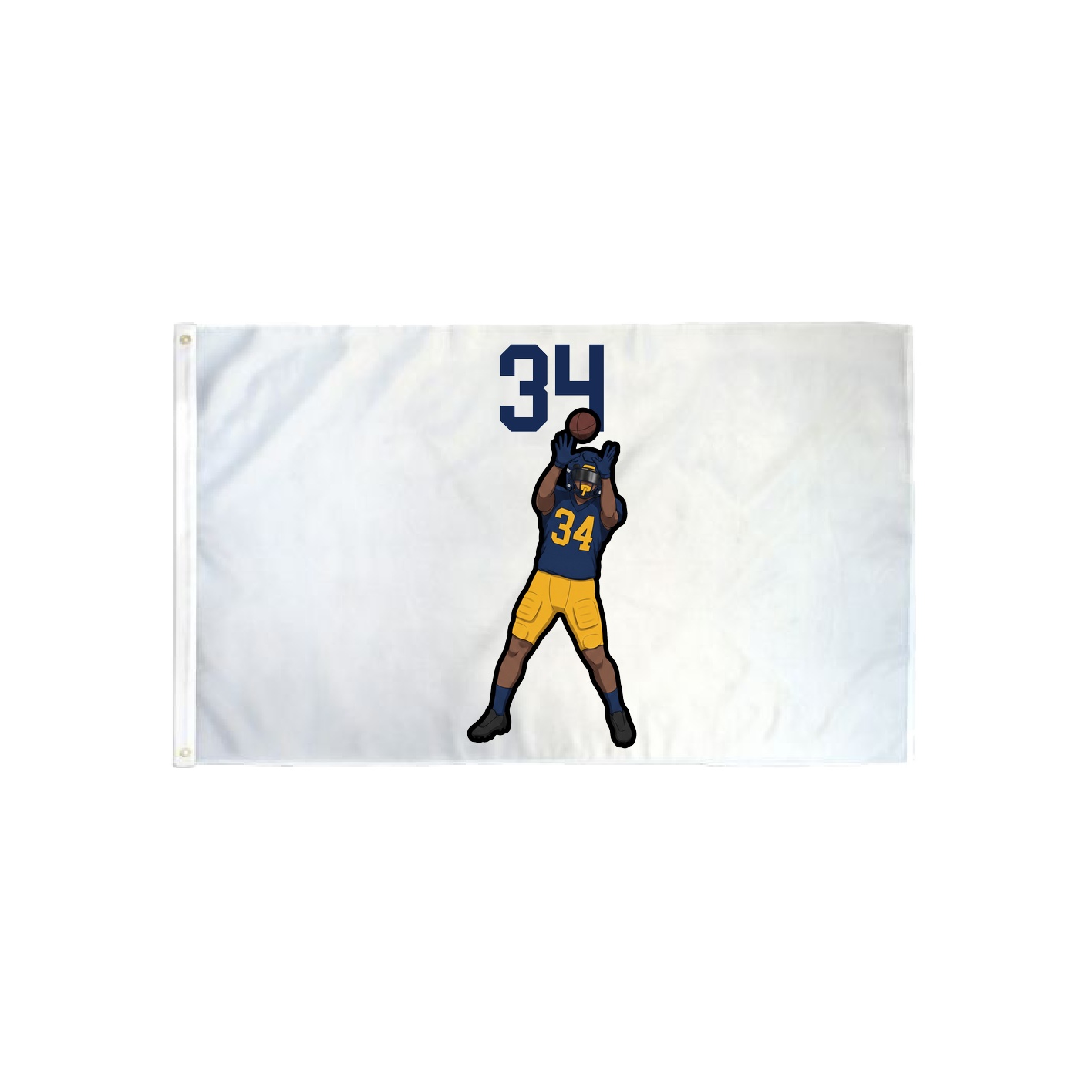 3x5 Flag — Number Top in Classic