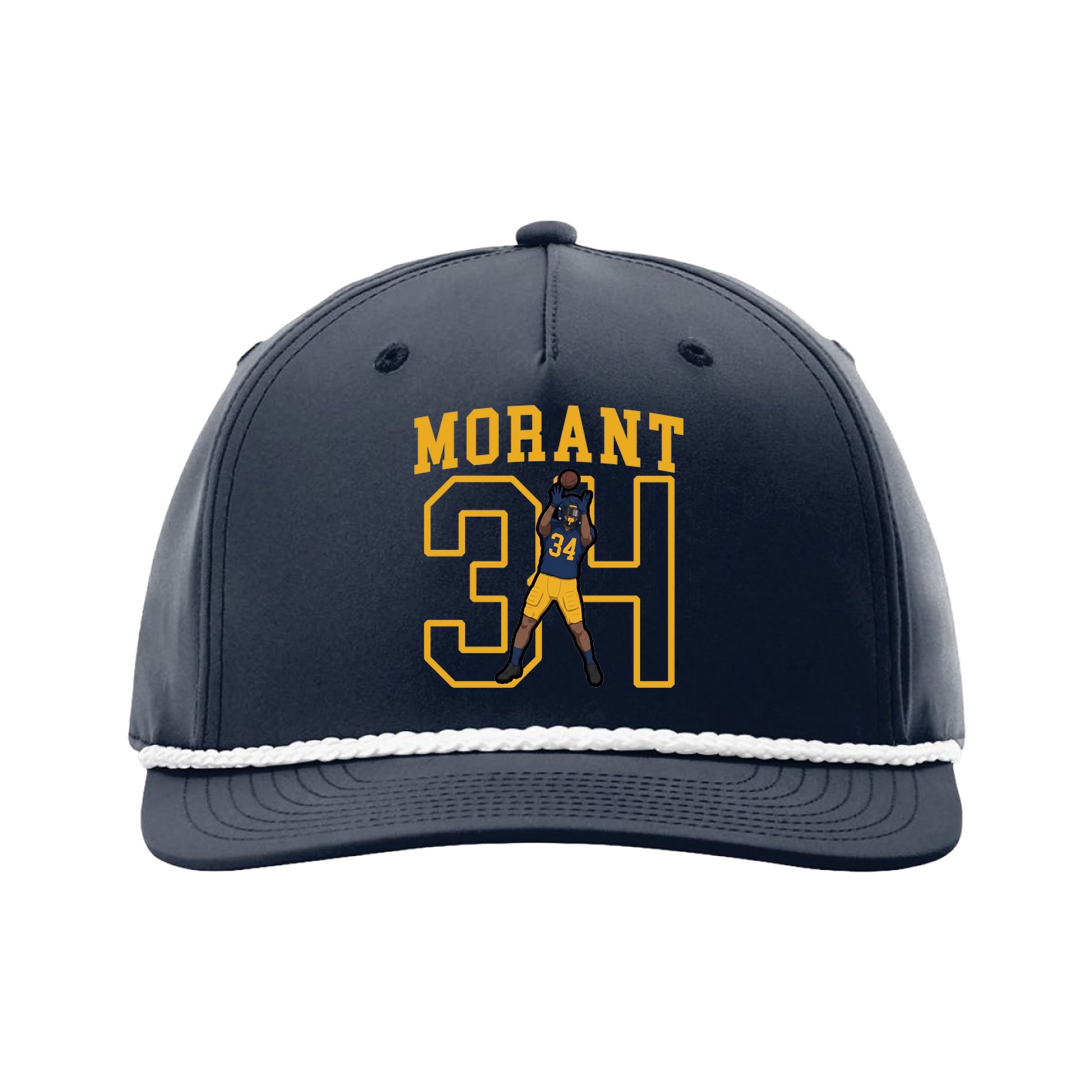 Five-Panel Classic Rope Cap — Shirsey in Navy