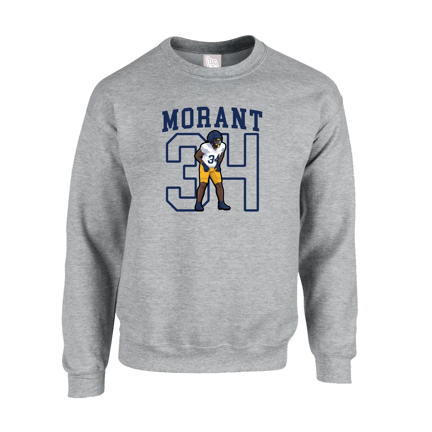 Fleece Crew — Shirsey in Grey