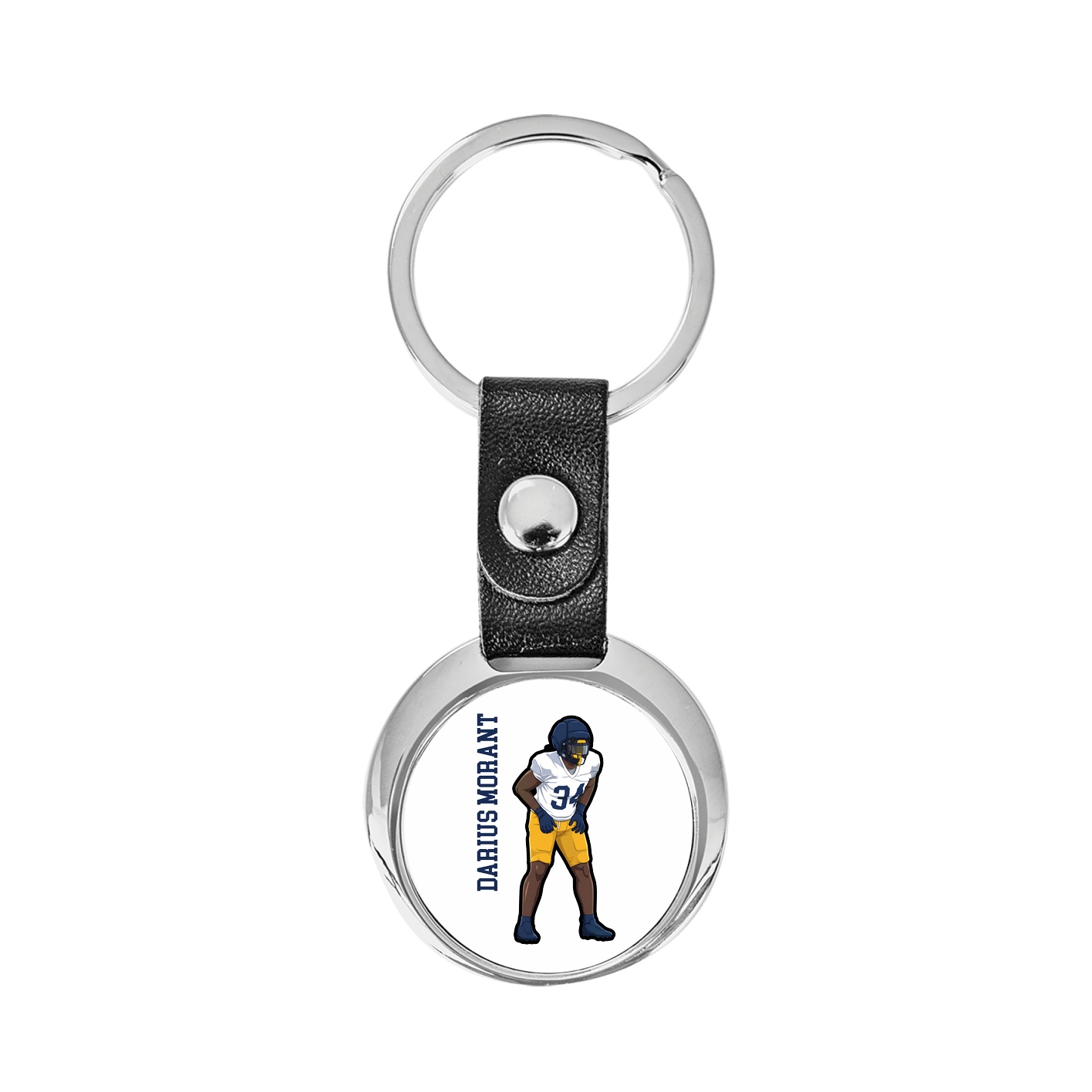 Key Chain — Name Vertical in Classic