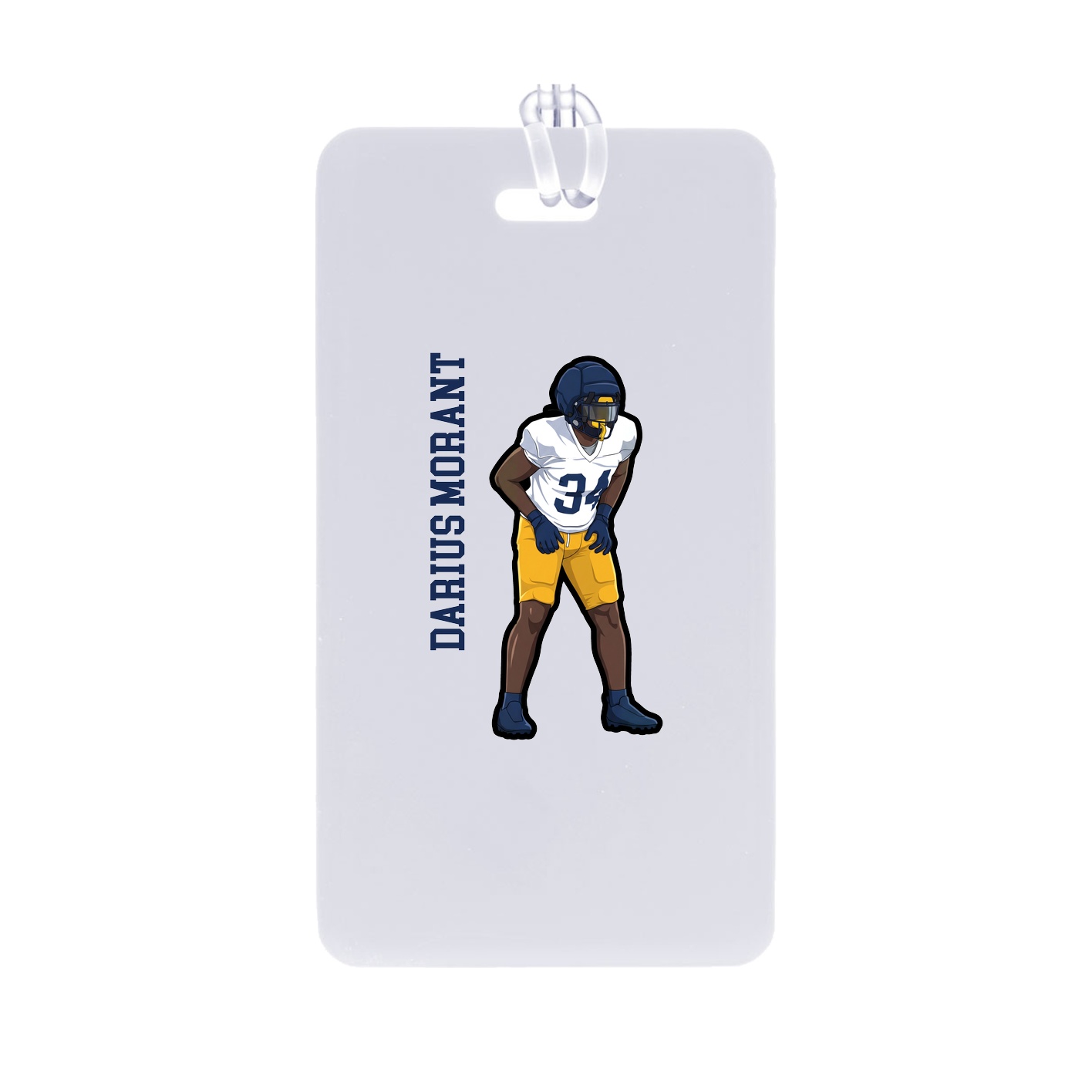 Bag Tag — Name Vertical in Classic