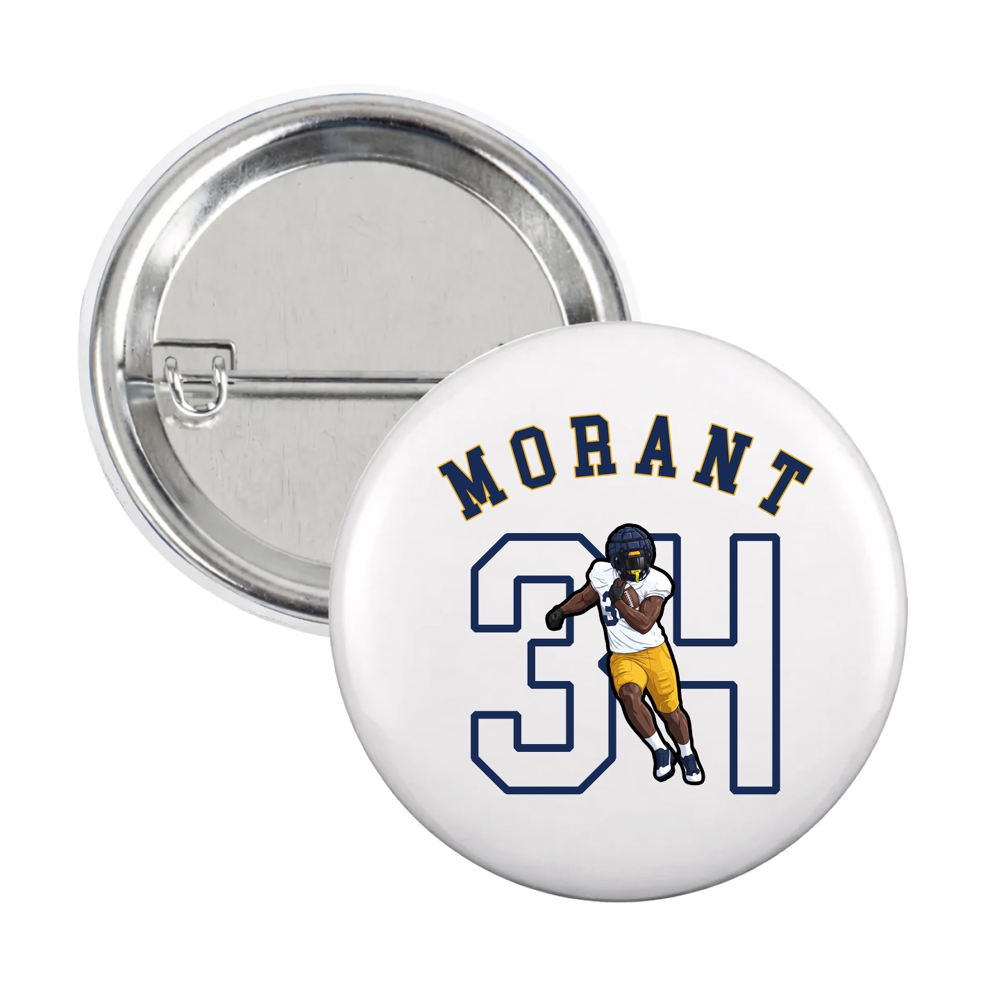 Game Day Button — Shirsey Arch in White