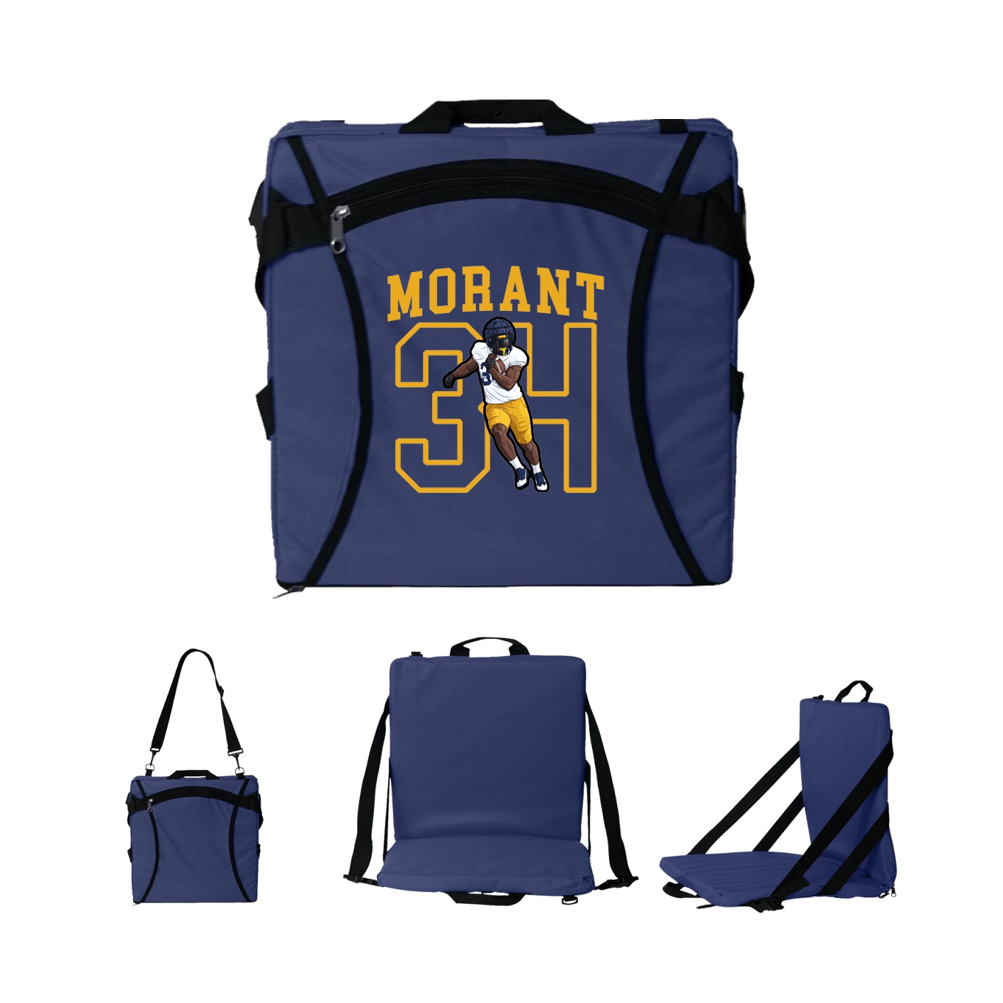 Folding Stadium Seat — Shirsey in Navy