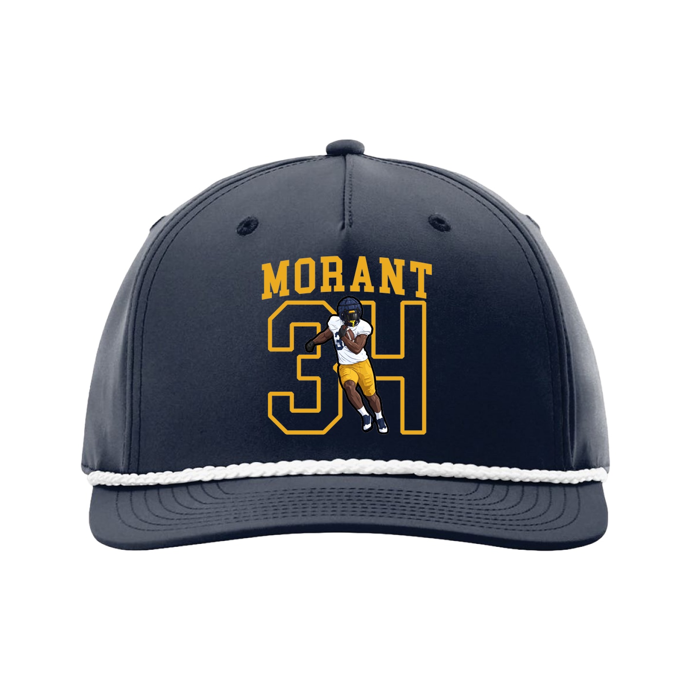 Five-Panel Classic Rope Cap — Shirsey in Navy