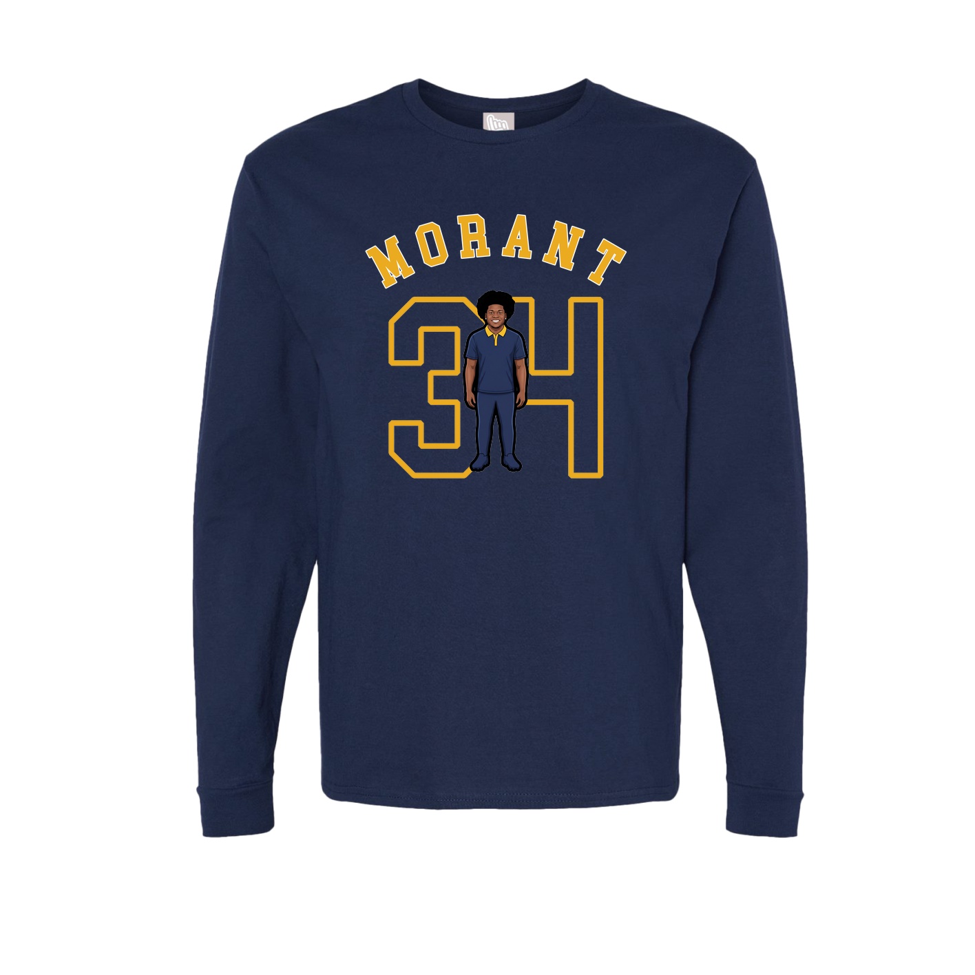 Long Sleeve Tee — Shirsey Arch in Navy
