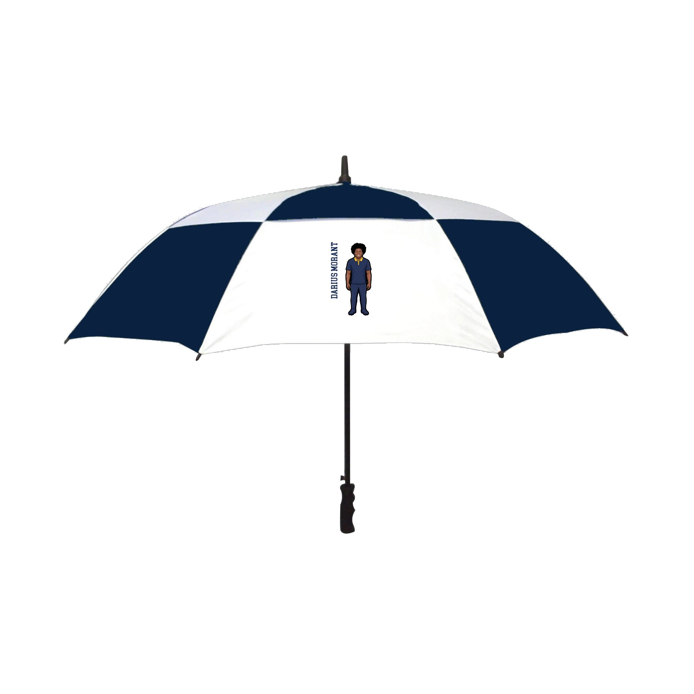 Golf Umbrella — Name Vertical in Navy