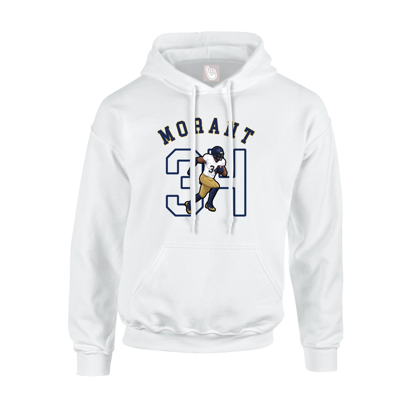 Hoodie — Shirsey Arch in White