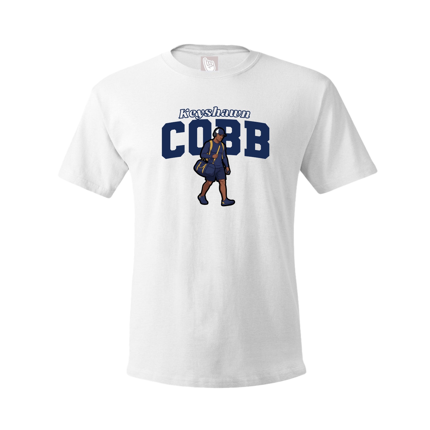 Tee — Name Arch in White