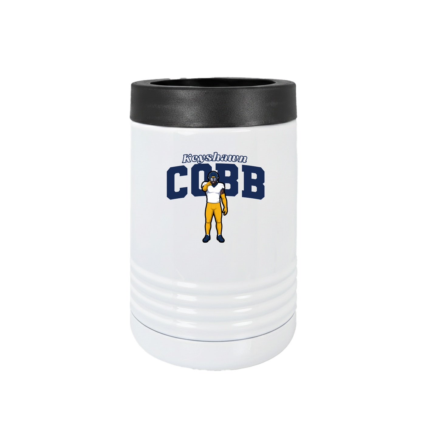 Beverage Holder — Name Arch in White