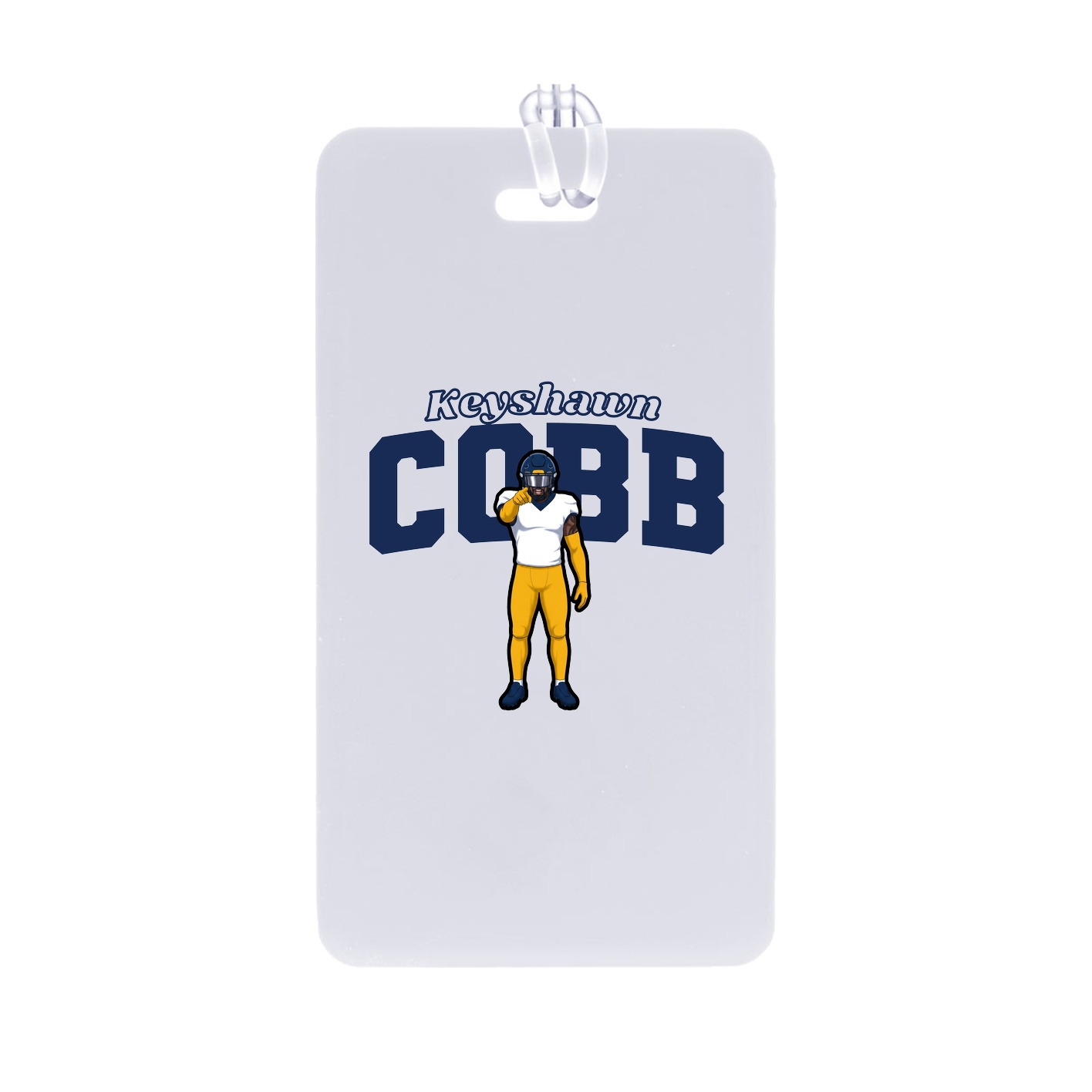Bag Tag — Name Arch in Classic