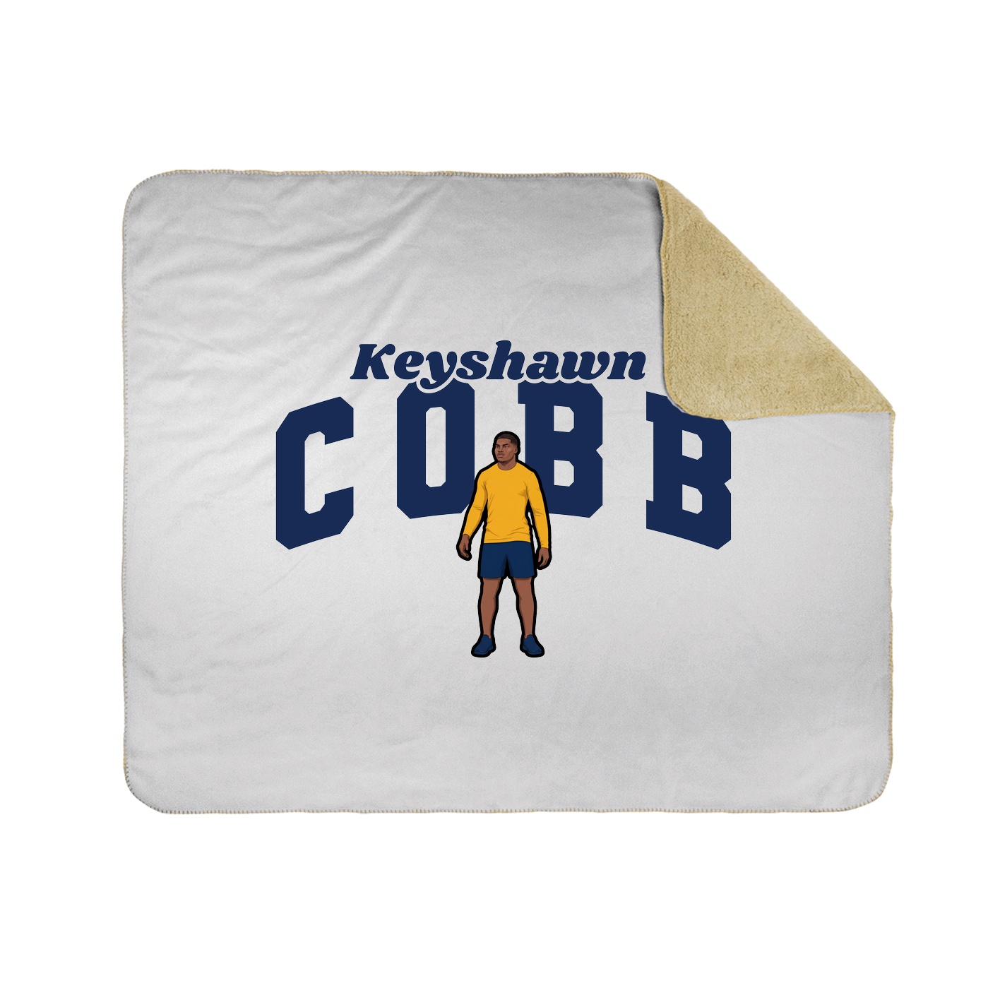 Throw Blanket — Signature Arch in White
