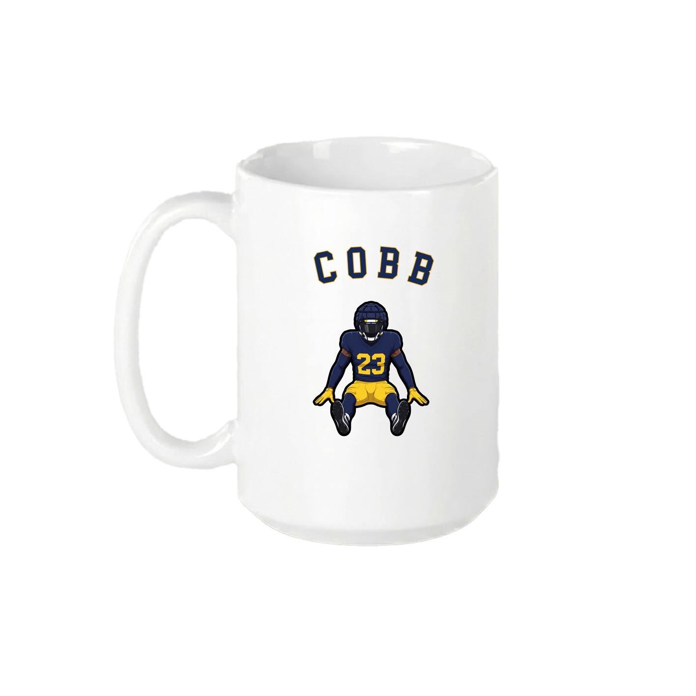 15oz Coffee Mug — Shirsey Arch in White