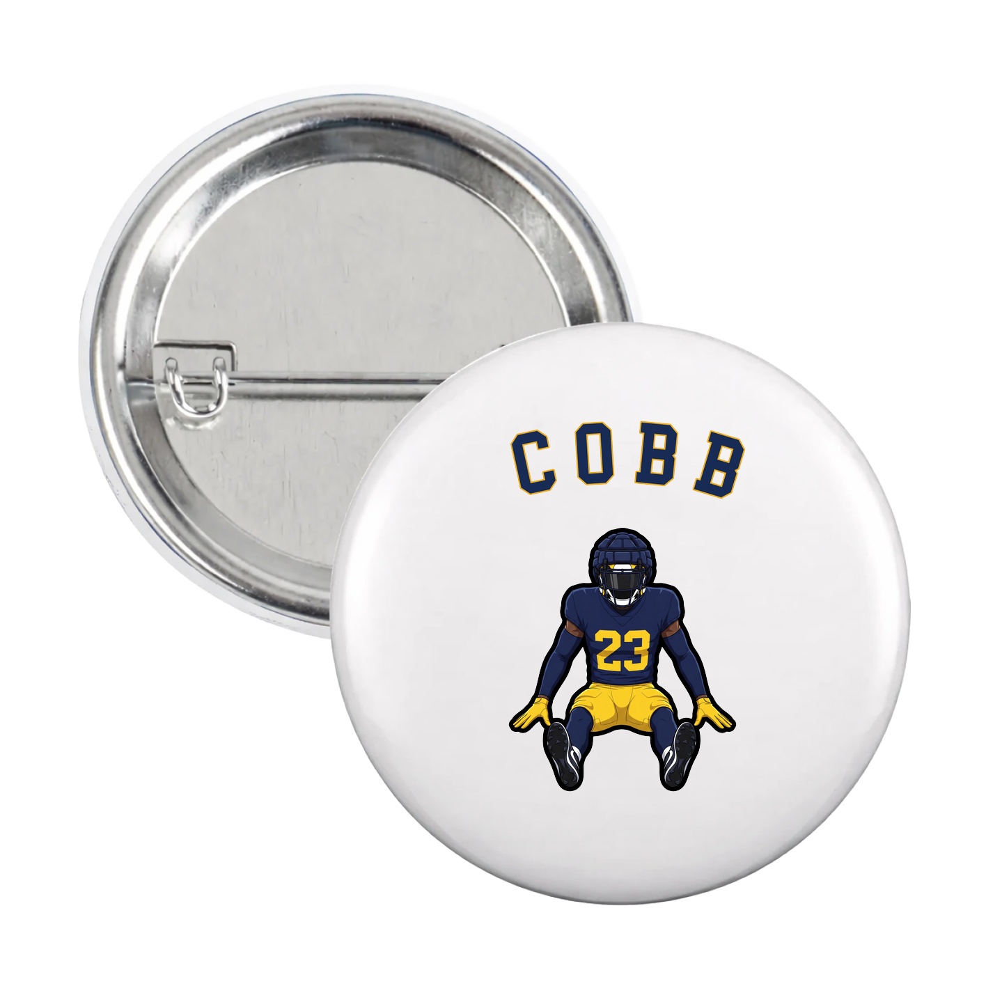 Game Day Button — Shirsey Arch in White