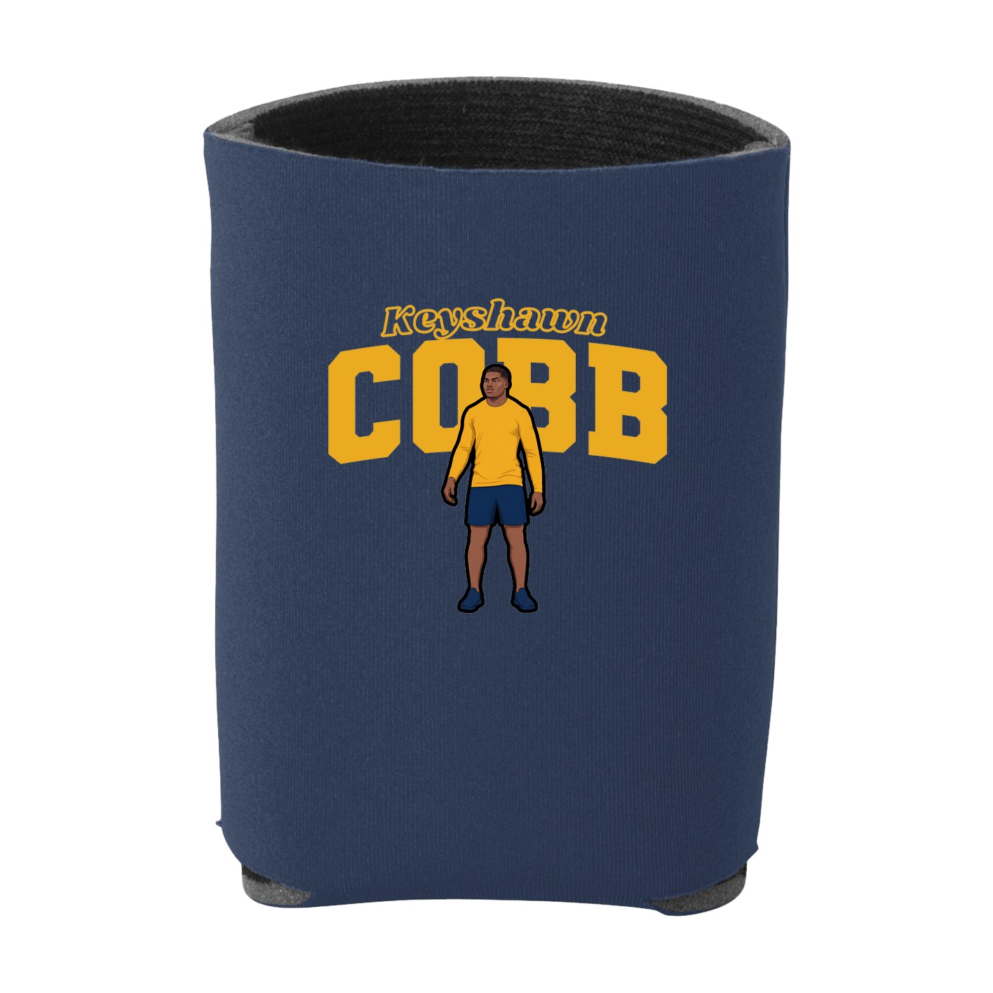 Can Holder — Name Arch in Navy
