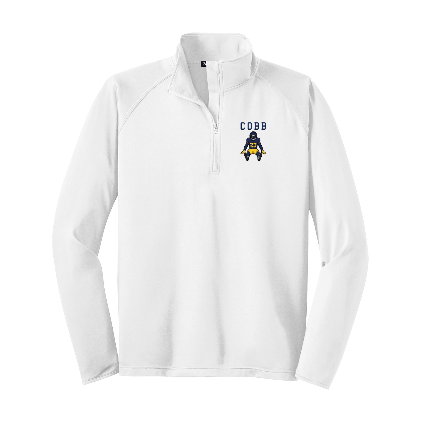 Q-Zip Pullover — Shirsey in White