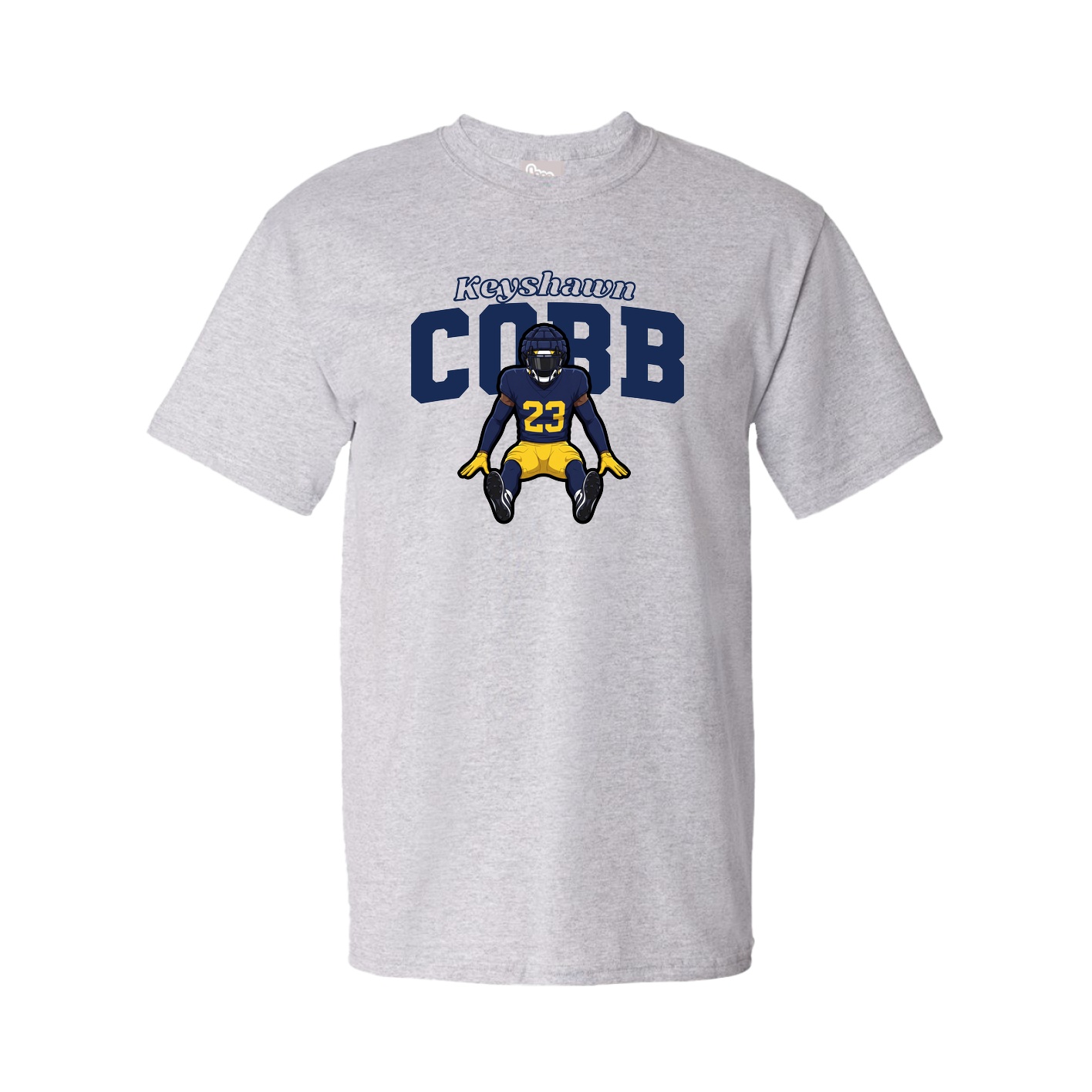 Tee — Name Arch in Grey