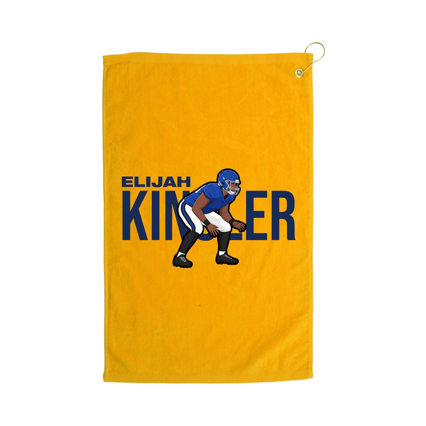 Golf Towel — Player Name in Gold