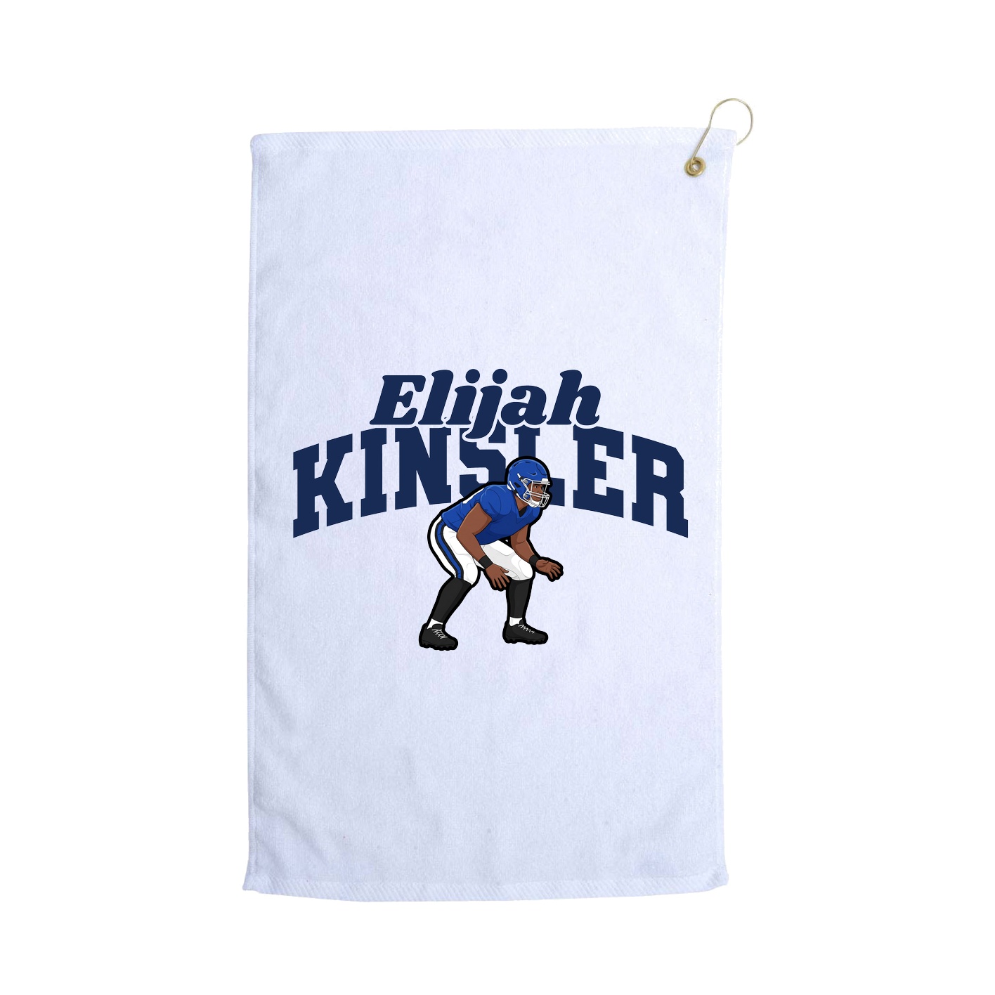 Golf Towel — Signature Arch in White