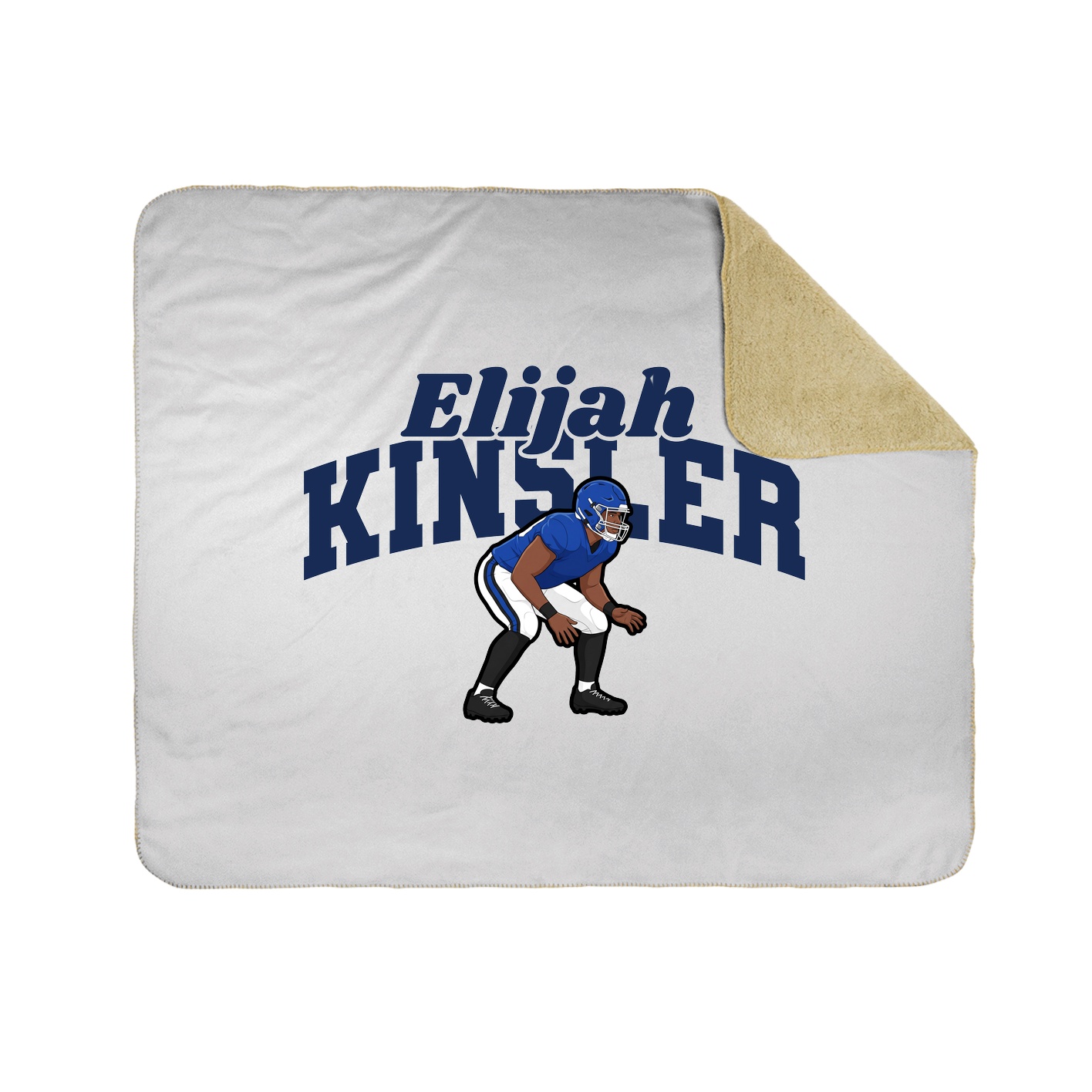 Throw Blanket — Signature Arch in White