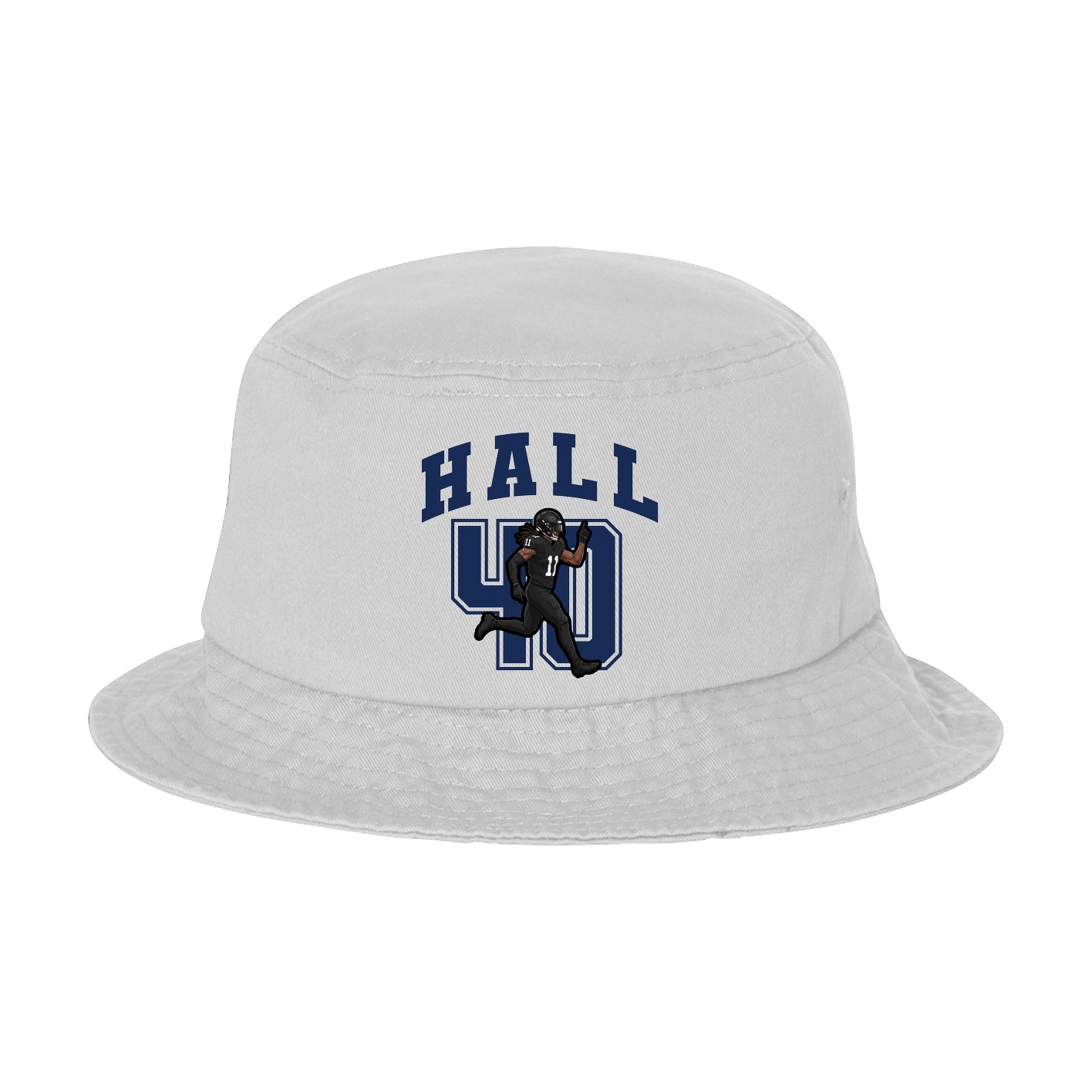 Bucket Cap — Number in White