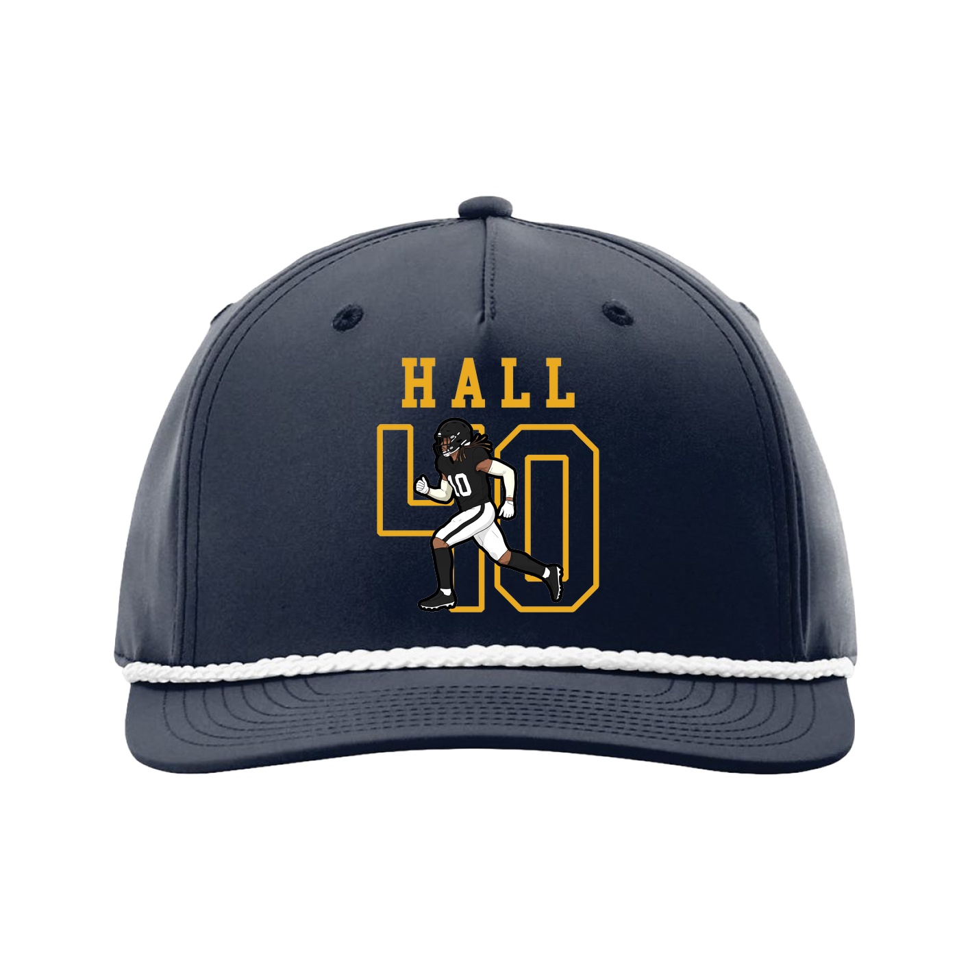 Five-Panel Classic Rope Cap — Shirsey in Navy