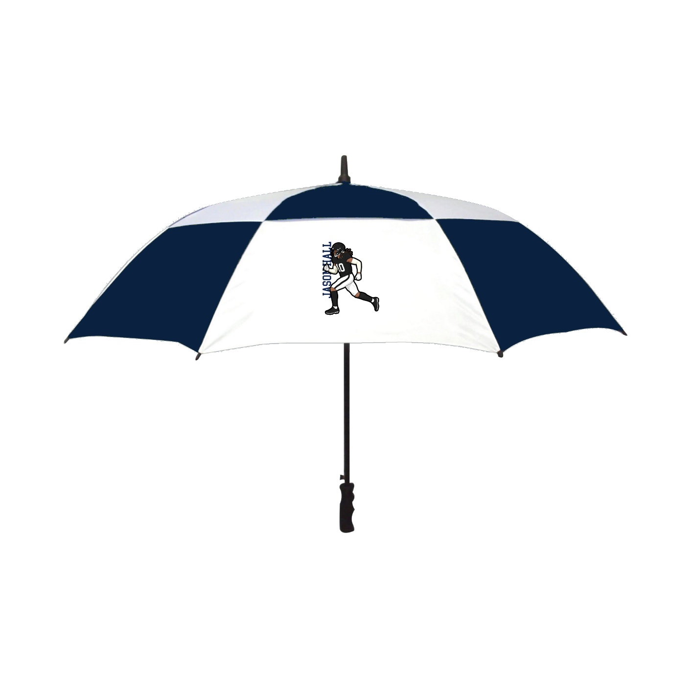 Golf Umbrella — Name Vertical in Navy