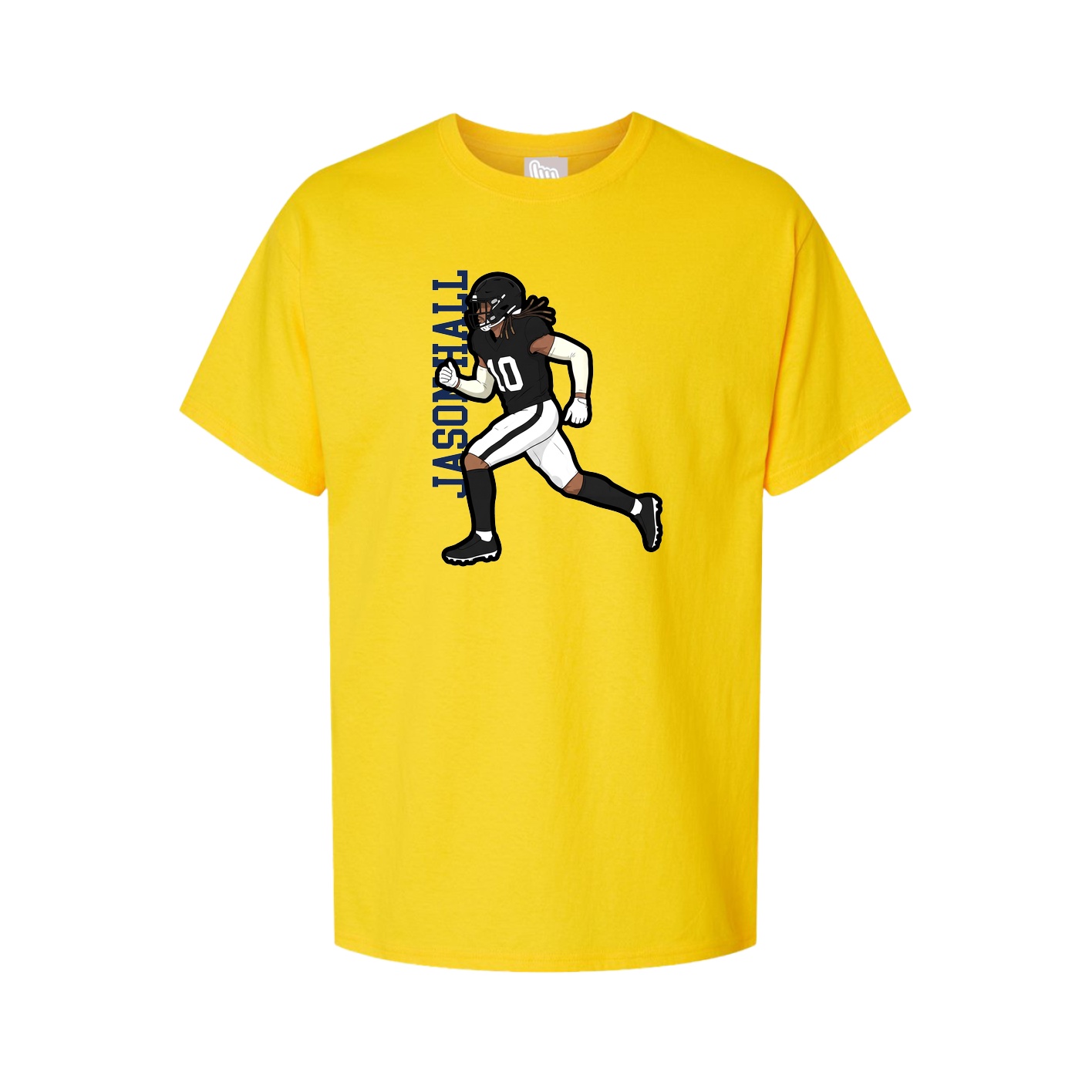 Tee — Name Vertical in Gold