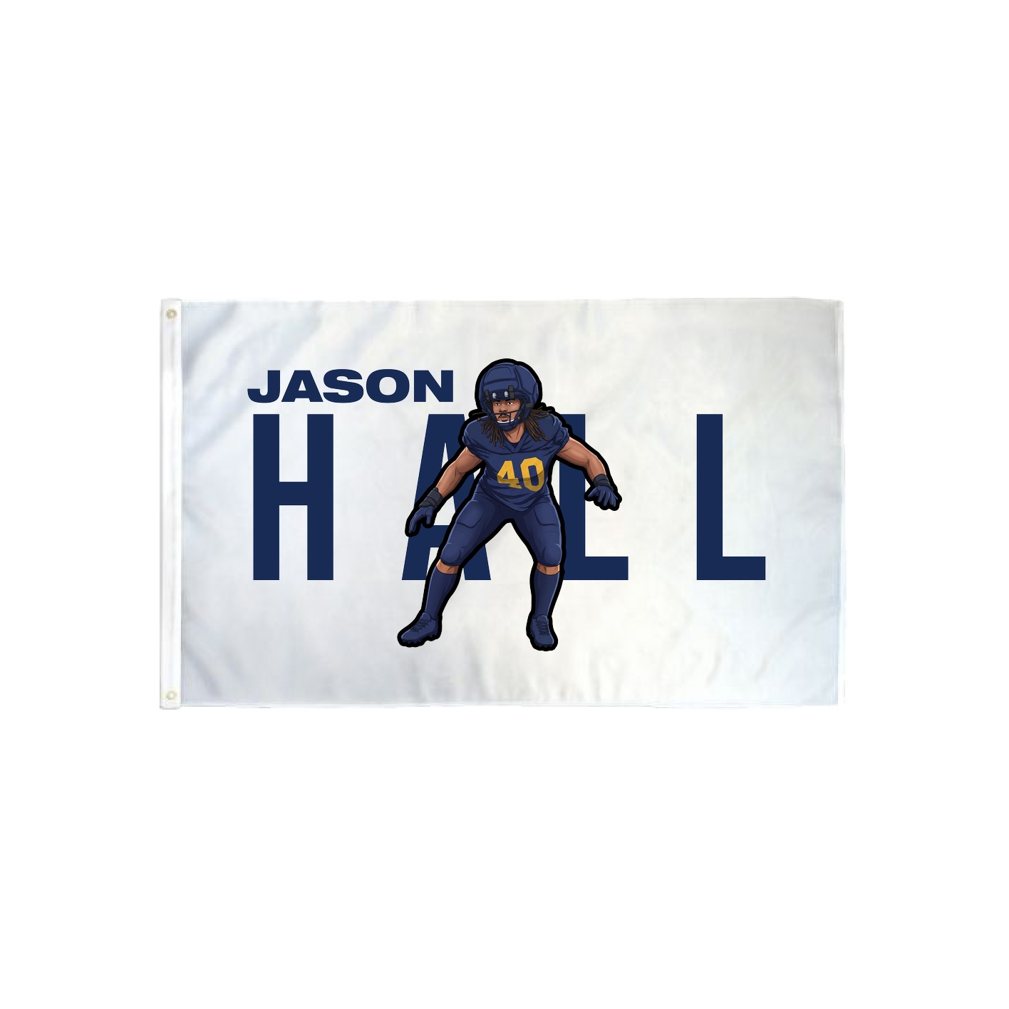 3x5 Flag — Player Name in Classic