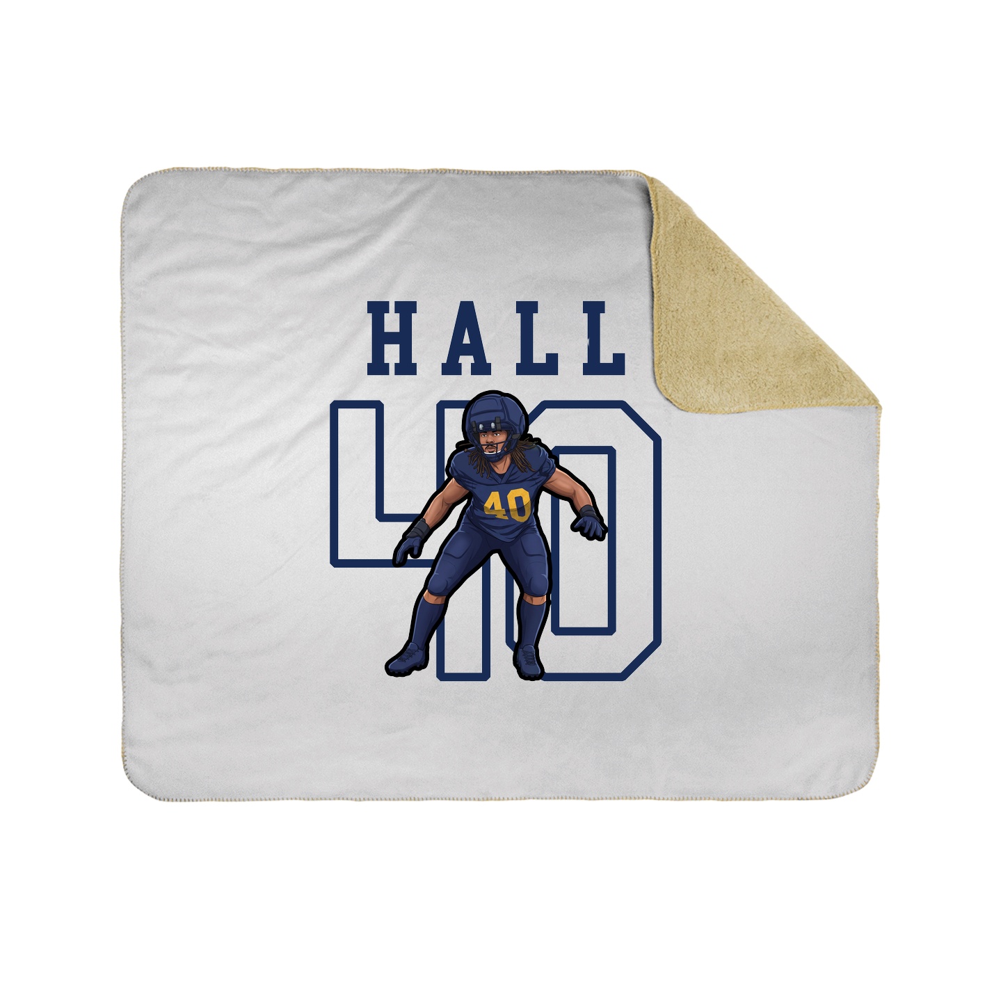 Throw Blanket — Shirsey in White
