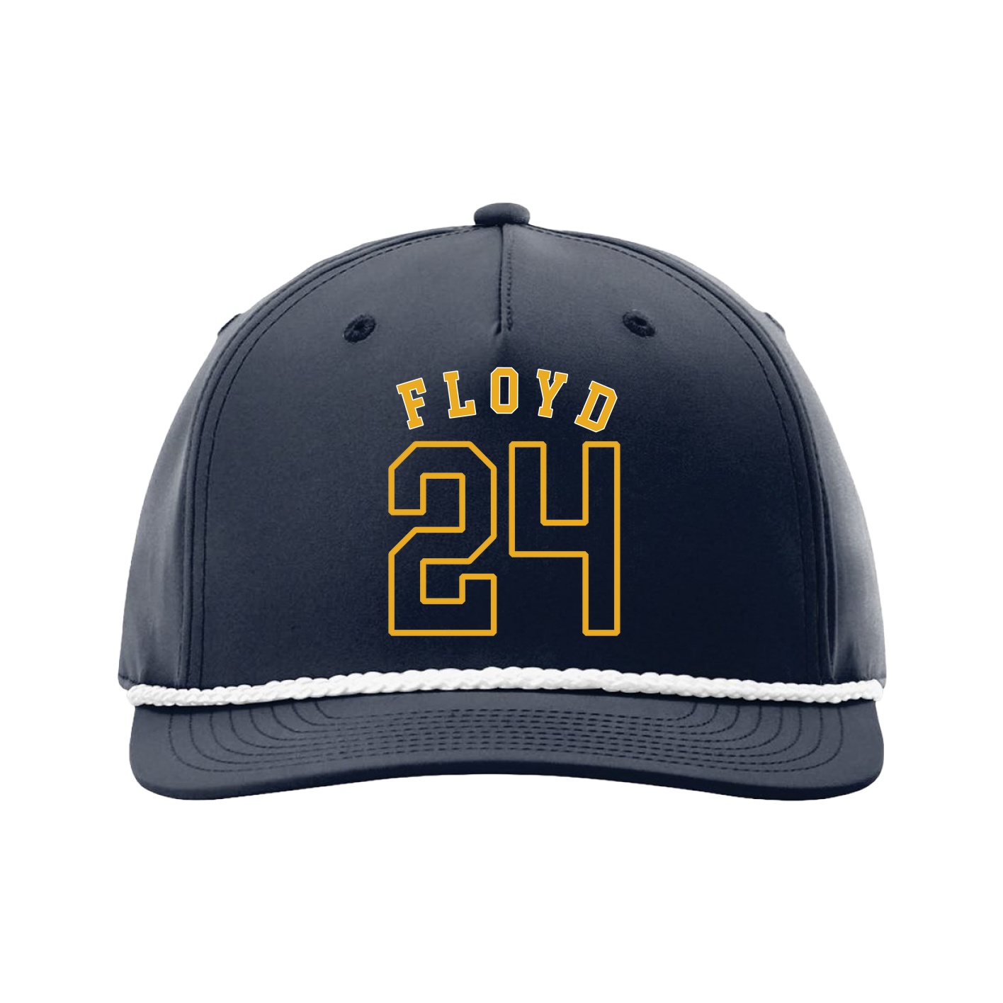 Five-Panel Classic Rope Cap — Shirsey Arch in Navy