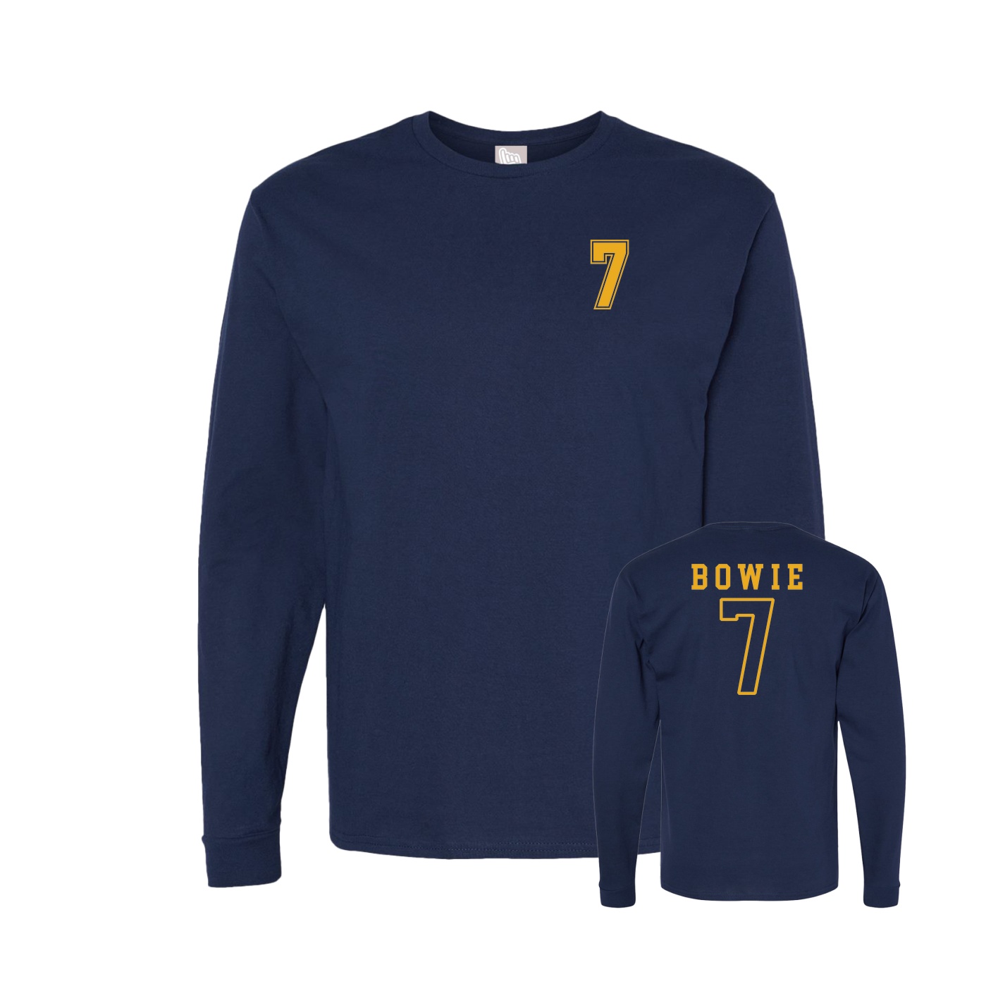 Long Sleeve Tee — Chest Back in Navy