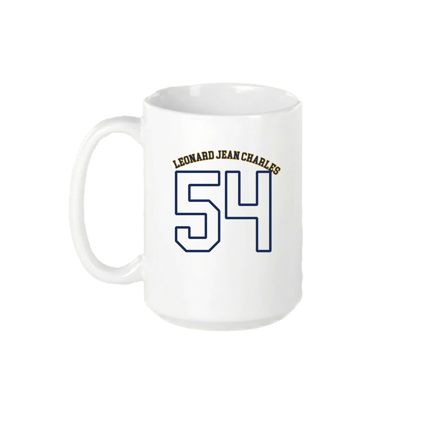 15oz Coffee Mug — Shirsey Arch in White