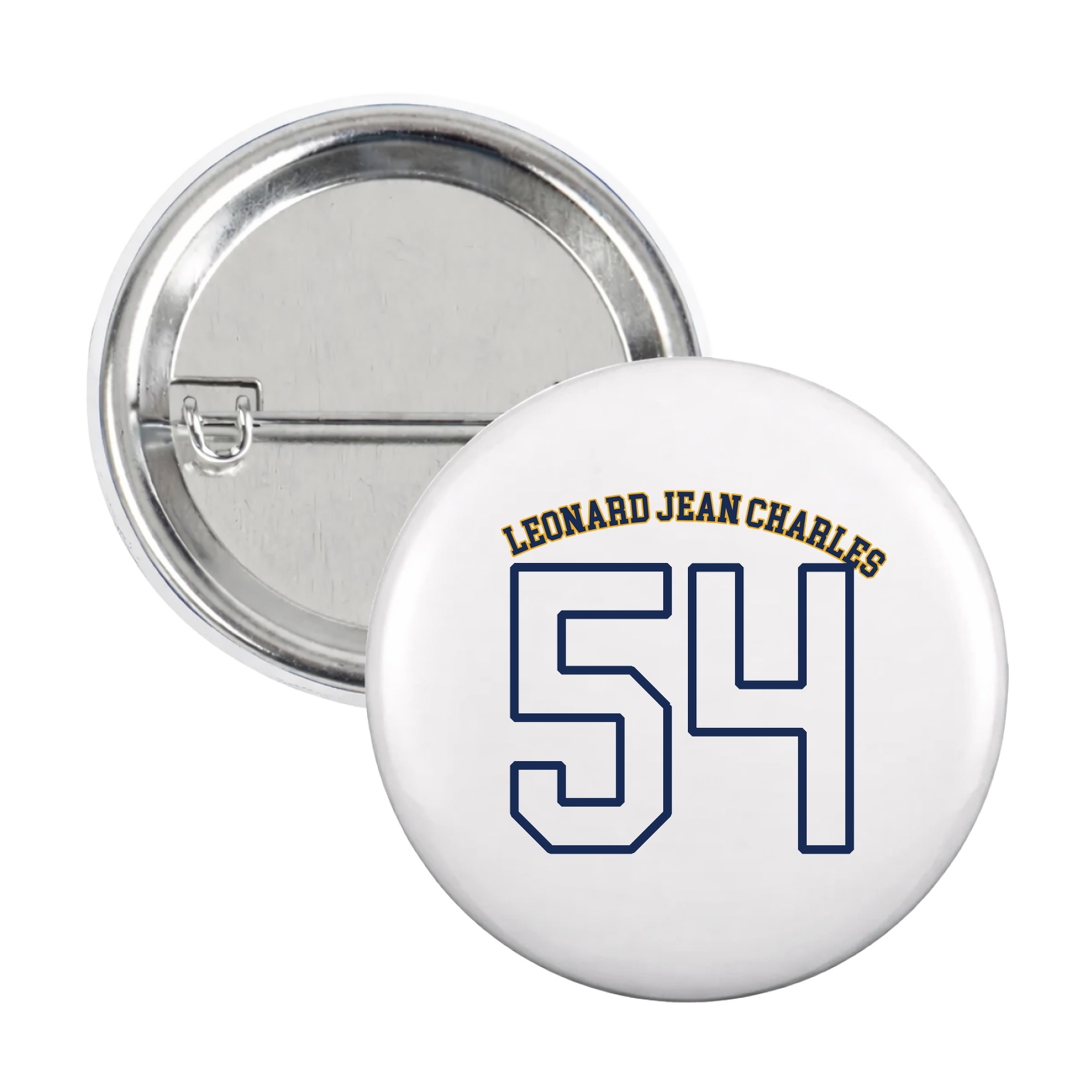 Game Day Button — Shirsey Arch in White