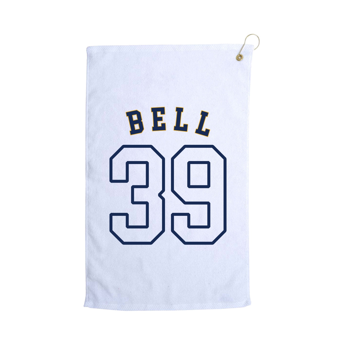 Golf Towel — Shirsey Arch in White