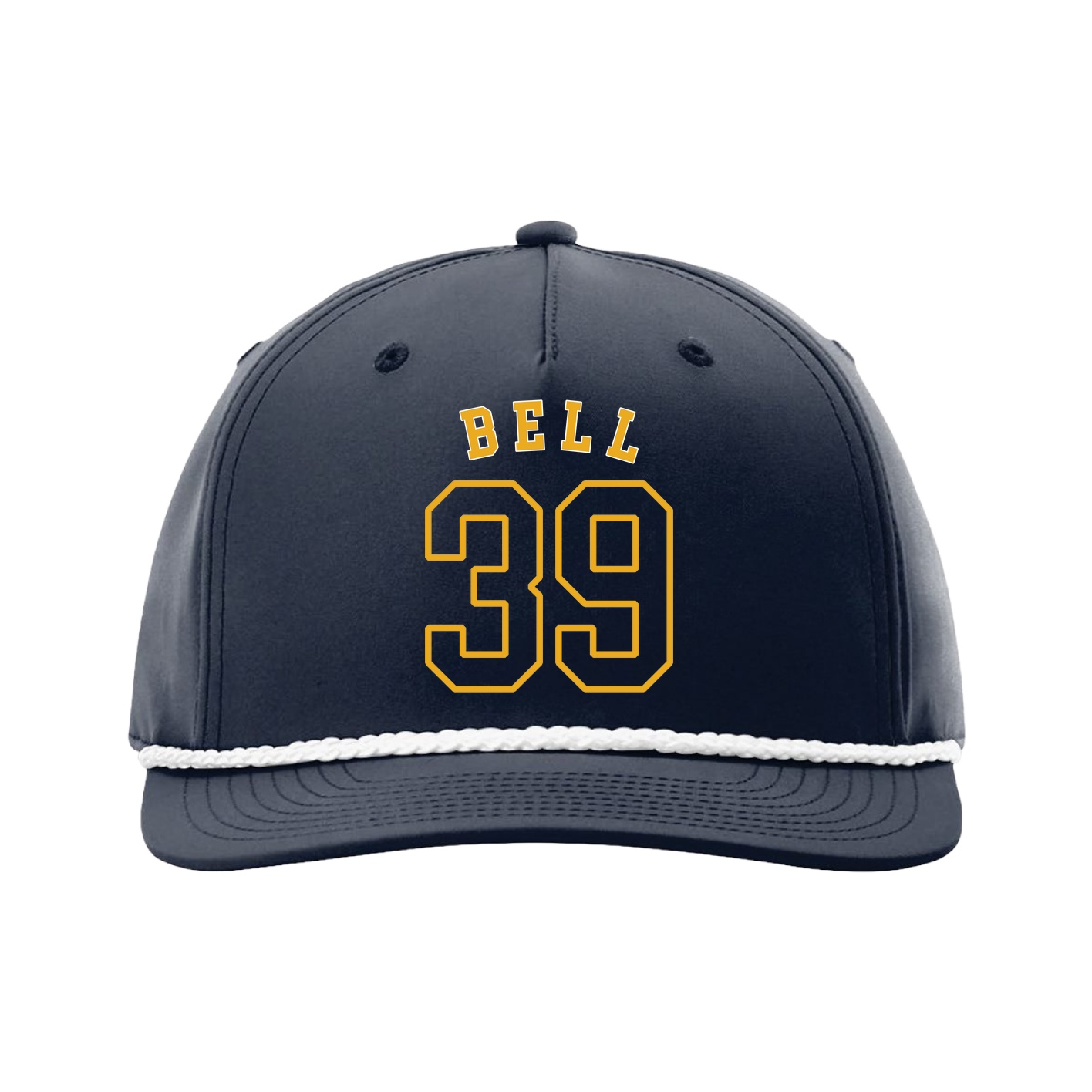 Five-Panel Classic Rope Cap — Shirsey Arch in Navy