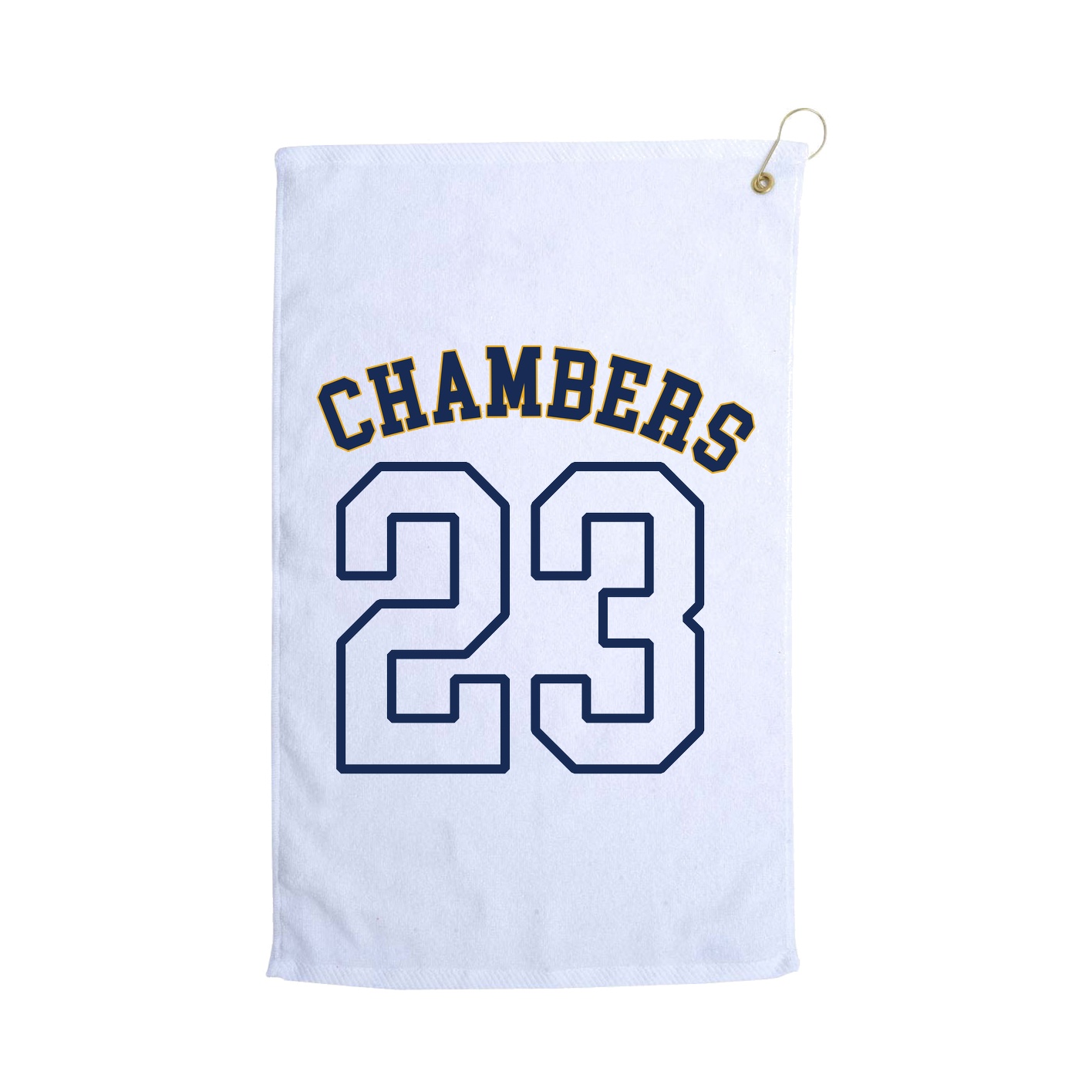 Golf Towel — Shirsey Arch in White