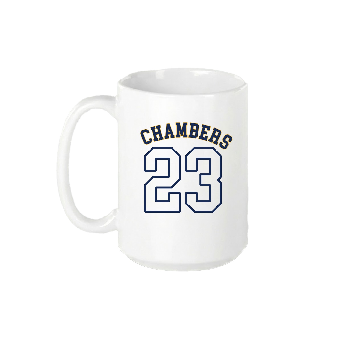 15oz Coffee Mug — Shirsey Arch in White