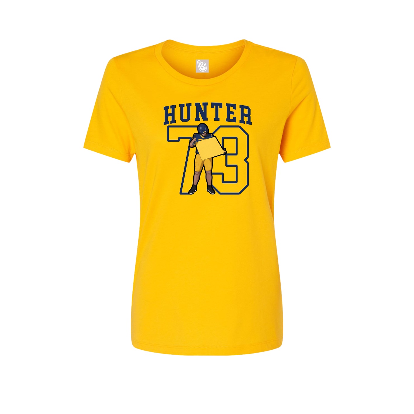 Fitted Women's Tee — Shirsey in Gold