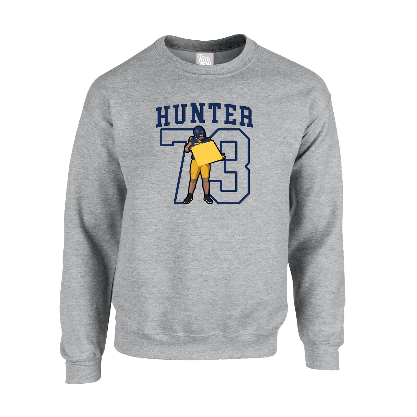 Fleece Crew — Shirsey in Grey