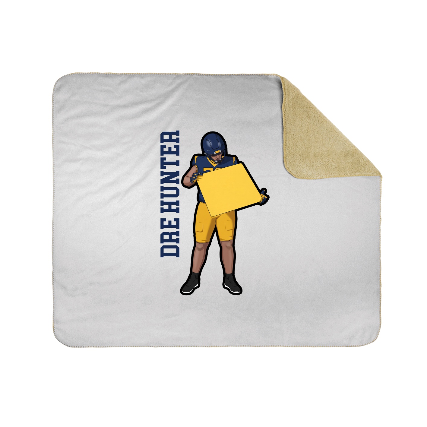 50x60 Sherpa Lined Throw Blanket